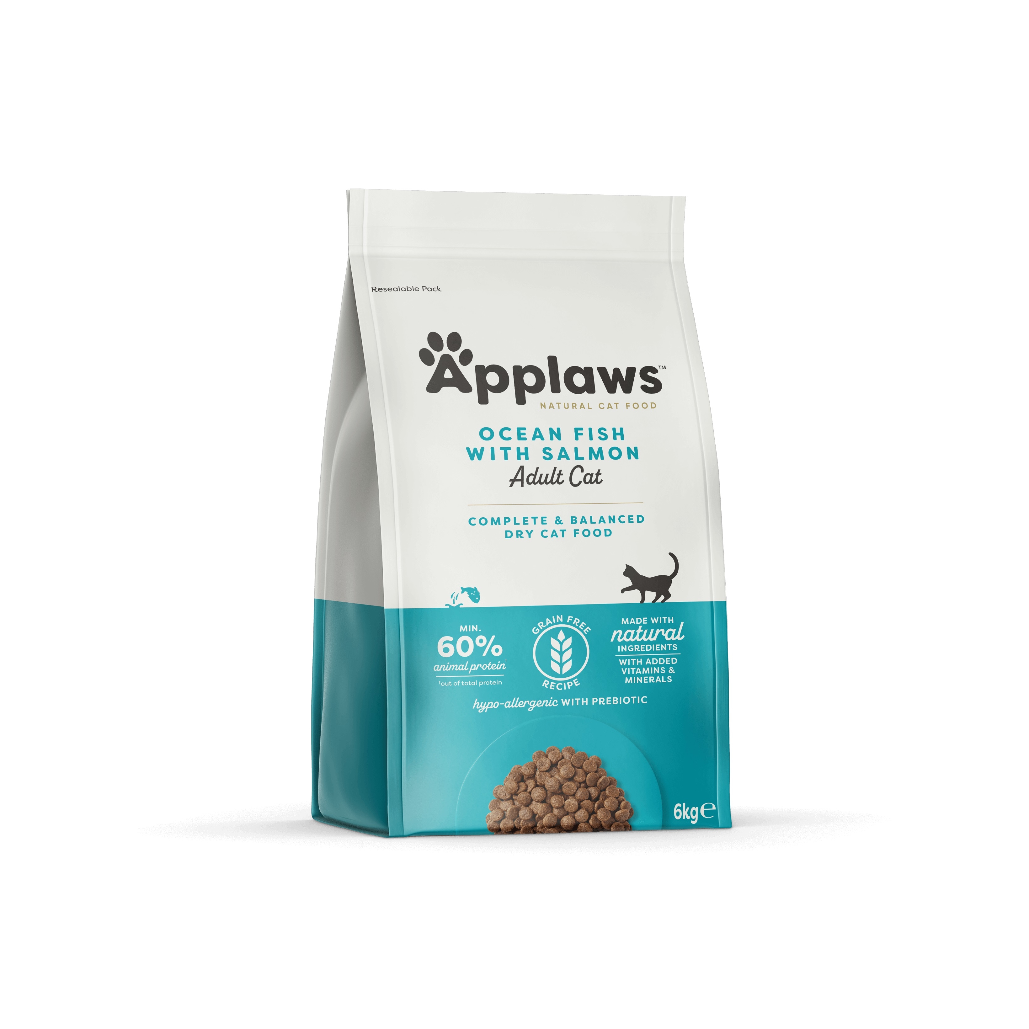 Applaws kaķu sausā barība ok.zivs/lasis 6kg - Produkta attēls 