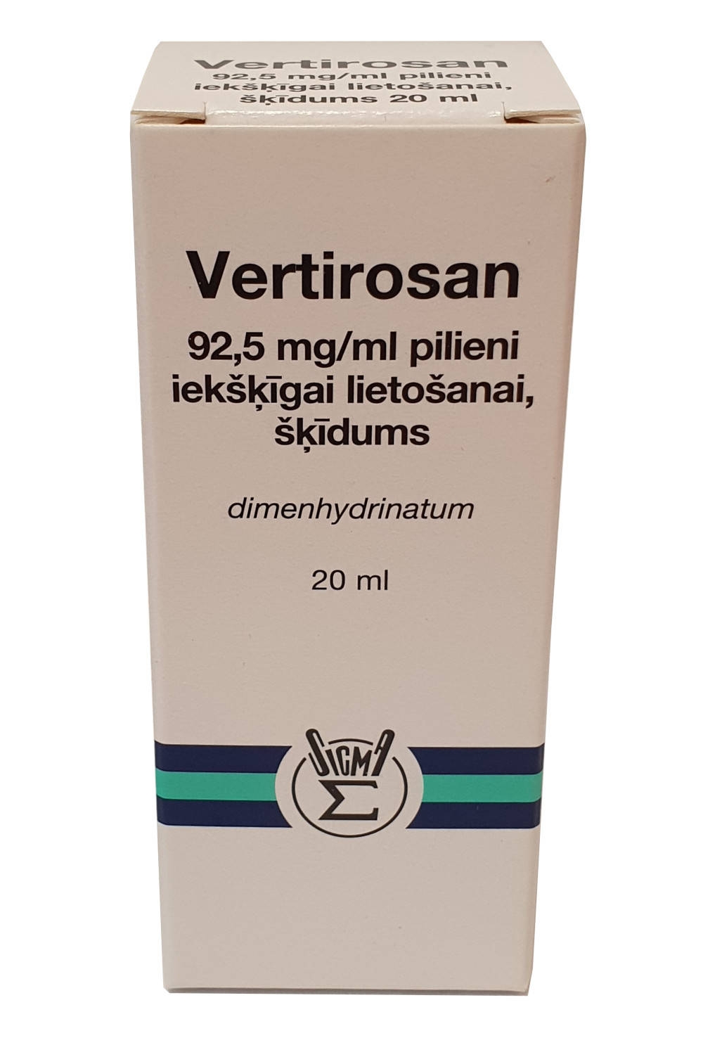 VERTIROSAN 92.5 mg/ ml, pilieni 20 ml - Produkta attēls 