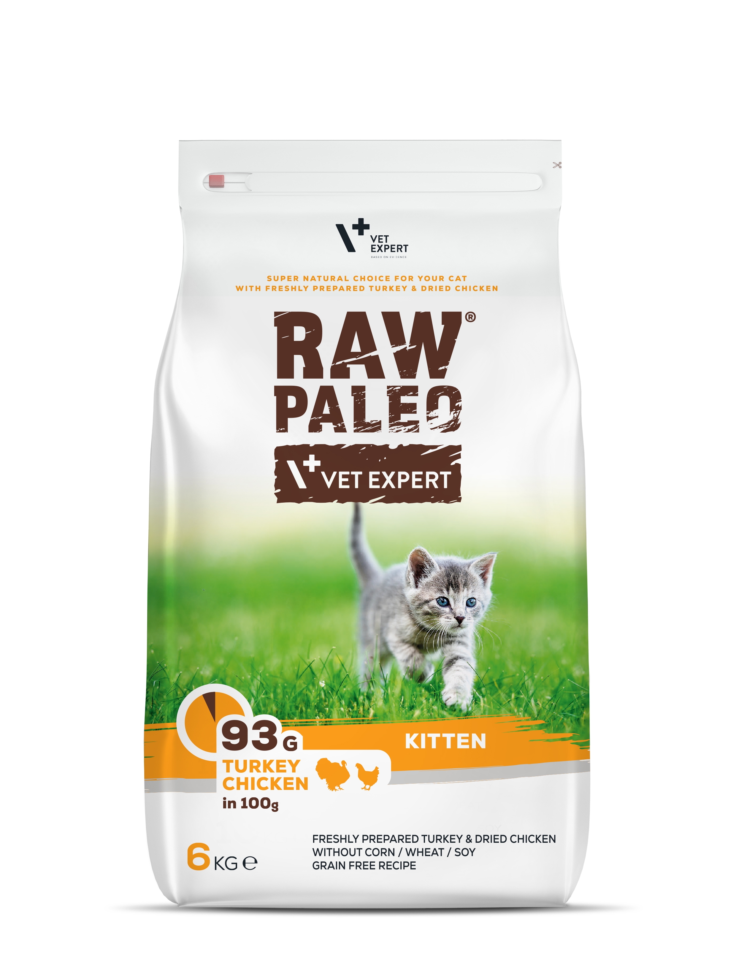 RAW PALEO KAĶĒNU SAUSĀ B TĪTARS/VISTA 6KG - Produkta attēls 