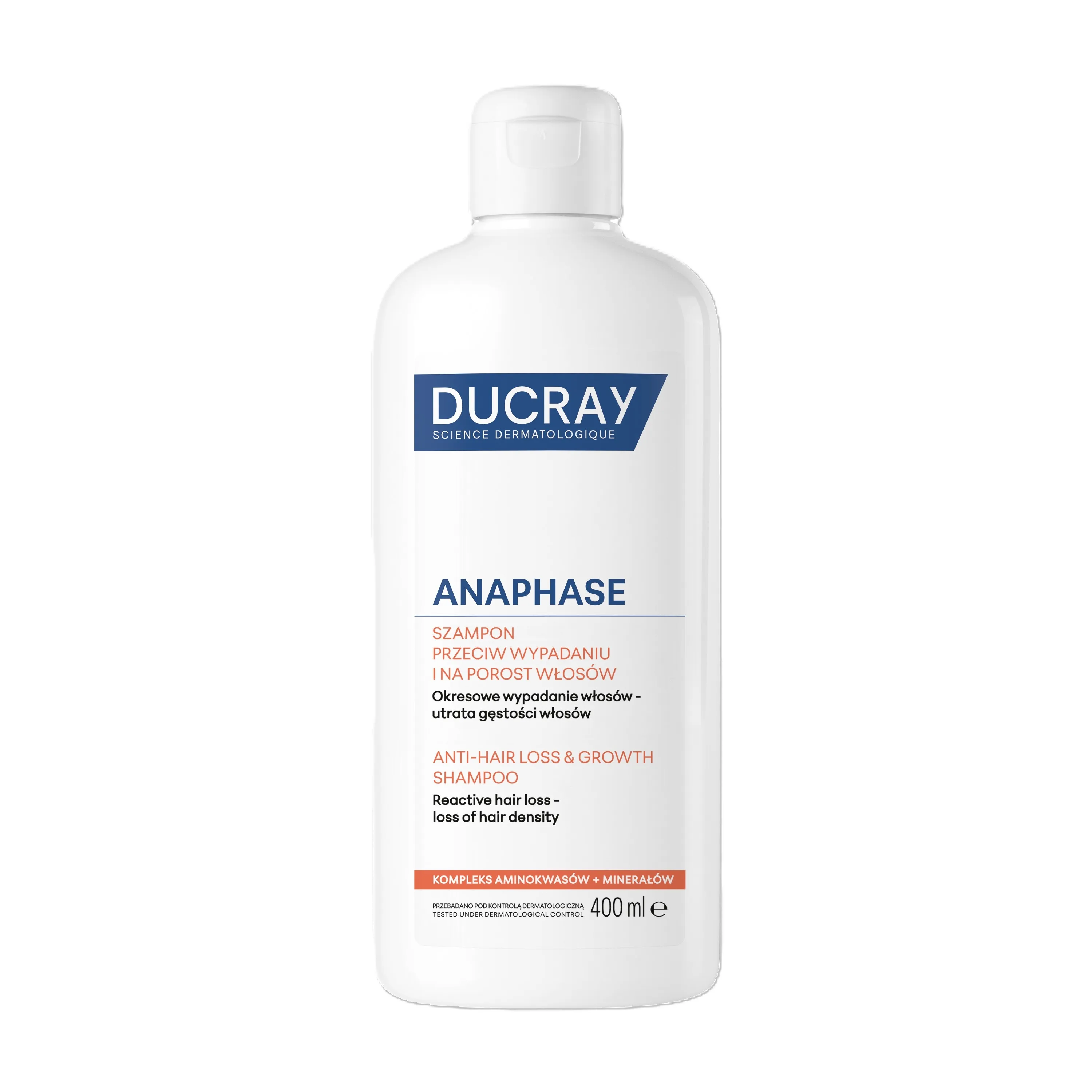 DUCRAY Anaphase+ Reactive šampūns, 400 ml - Produkta attēls 