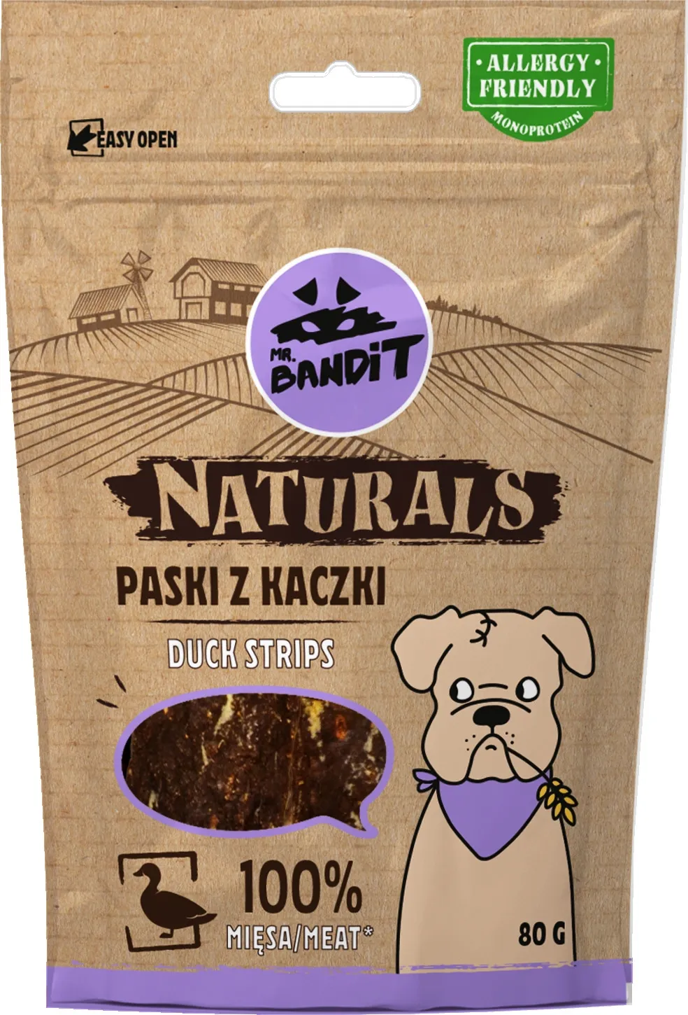 MR.BANDIT NATURALS PĪLES GAĻAS SLOKSNĪTES 80G - Produkta attēls 