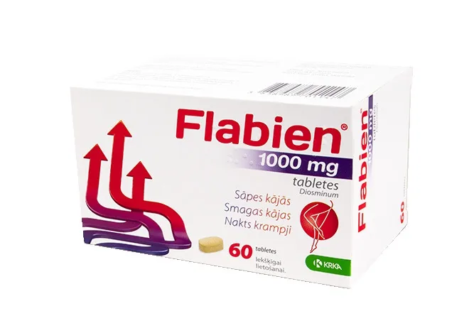 FLABIEN 1000MG TBL N60 - Produkta attēls 