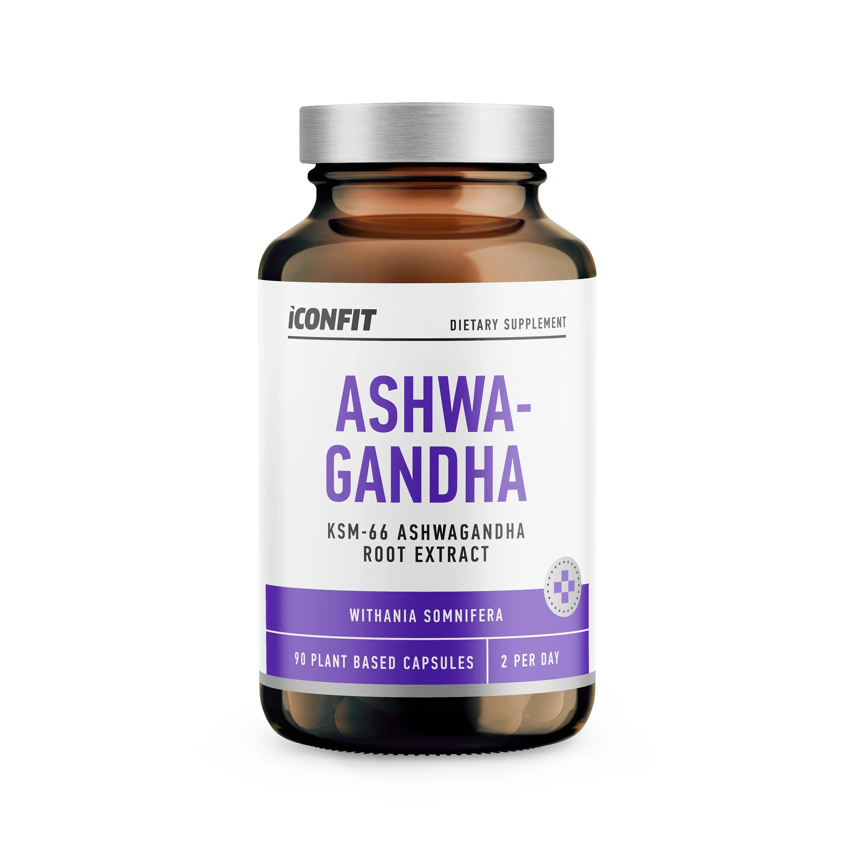 ICONFIT Ashwagandha kapsulas, 90 gab. - Produkta attēls 