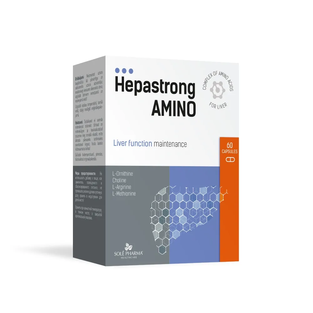 Hepastrong Amino kapsulas, 60 gab - Produkta attēls 