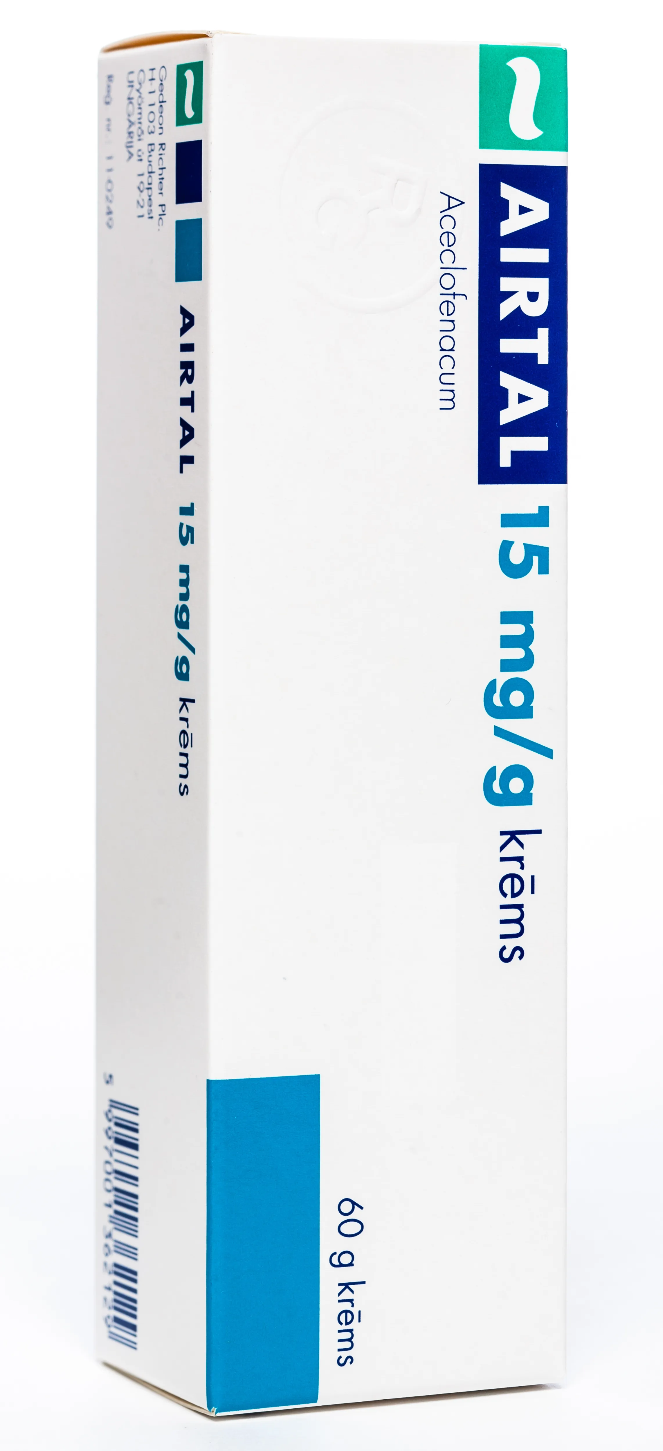 AIRTAL 1.5% KRĒMS 60G - Produkta attēls 