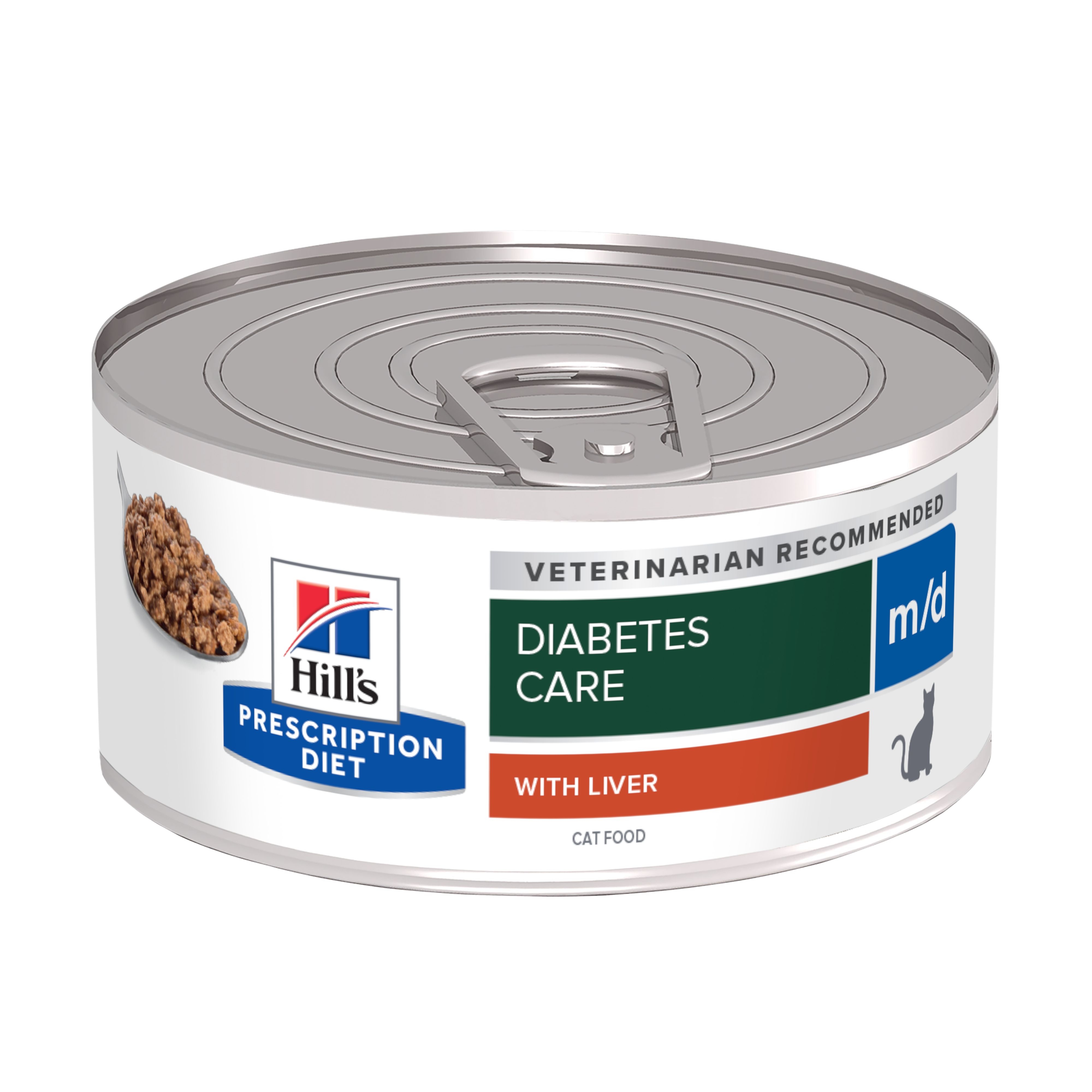 Hills PD kaķu konservēta barība M/D 156g - Produkta attēls 