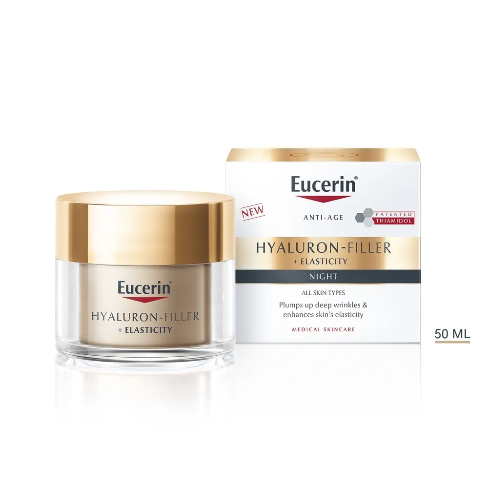 EUCERIN Hyaluron-Filler + Elasticity nakts krēms, 50 ml - Produkta attēls 