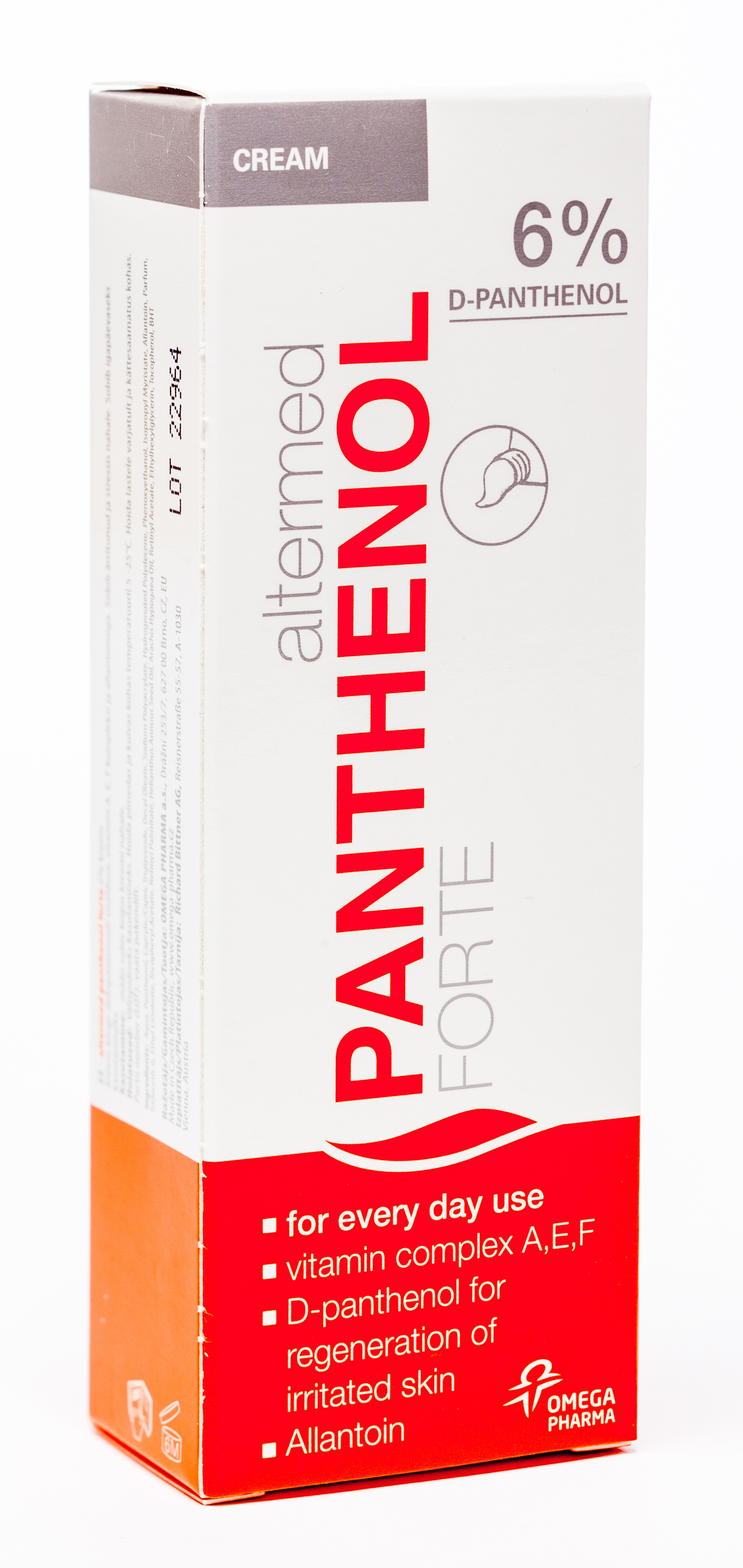 ALTERMED Panthenol Forte 6% krēms, 30 g - Produkta attēls 