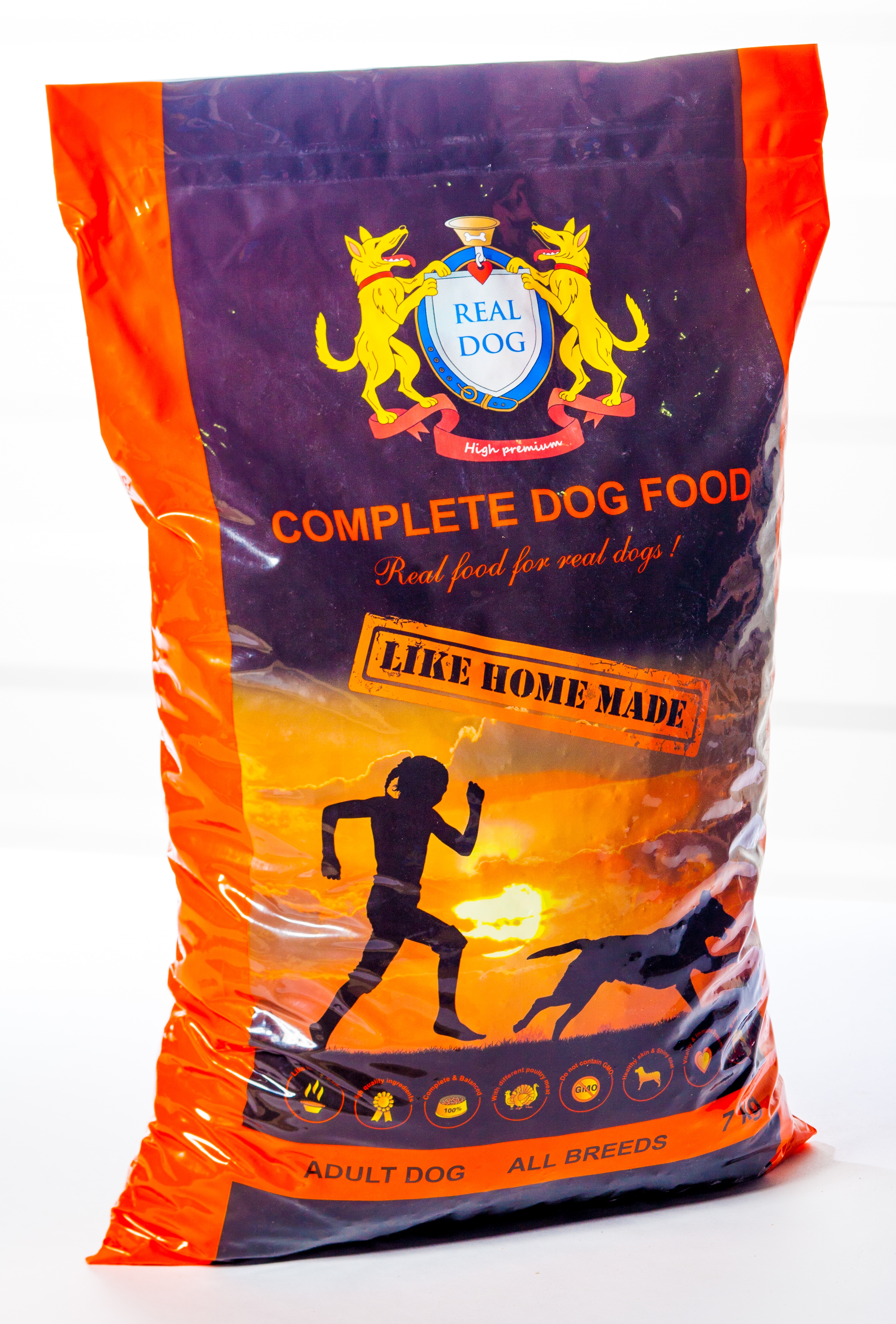 REAL DOG SUŅU SAUSĀ B PREMIUM 7.5KG - Produkta attēls 