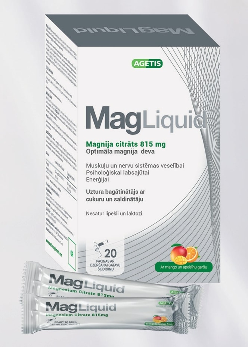MAGLIQUID 815 mg šķidrums, 20 gab. - Produkta attēls 