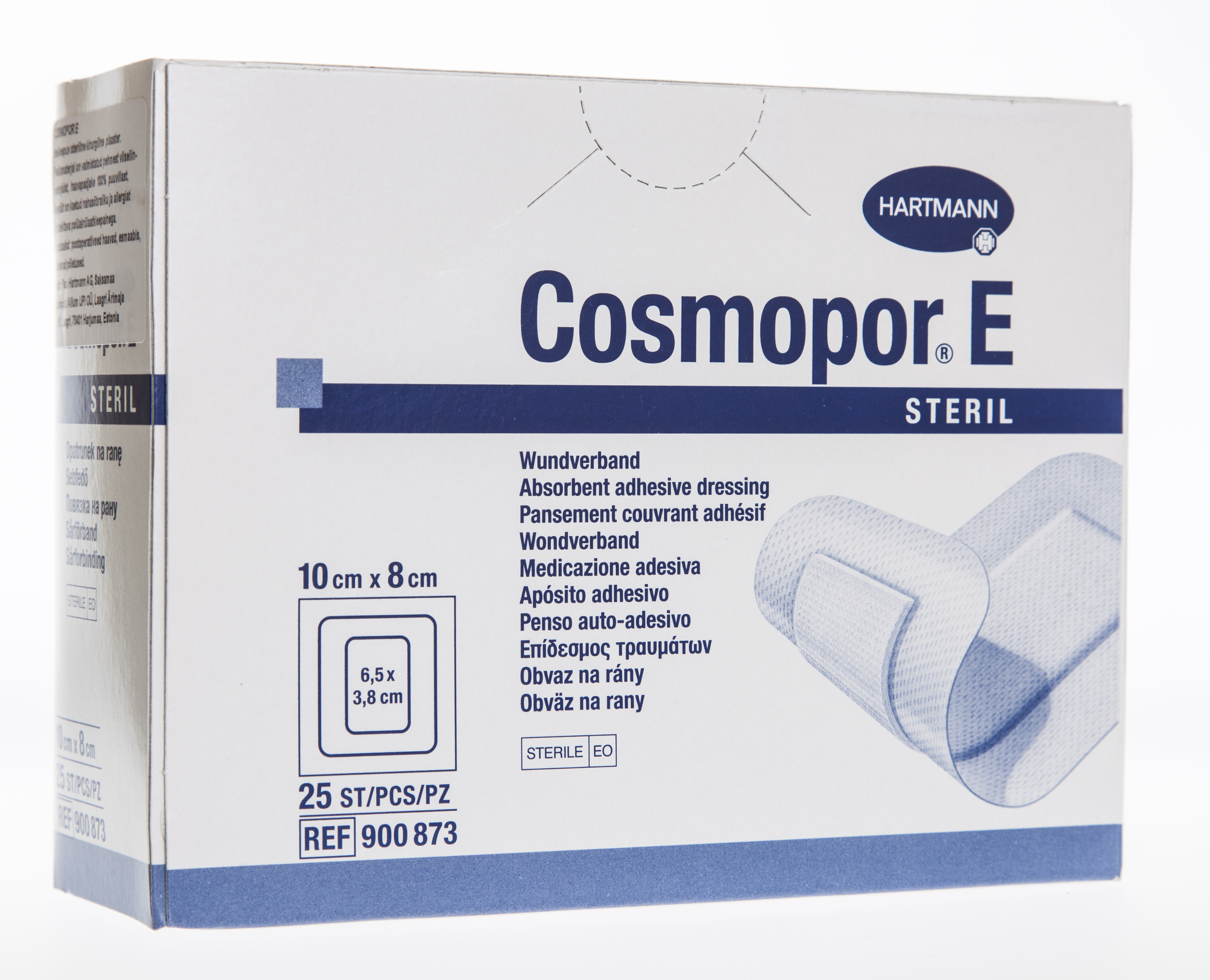 COSMOPOR E plāksteri (10 x 8 cm), 25 gab - Produkta attēls 