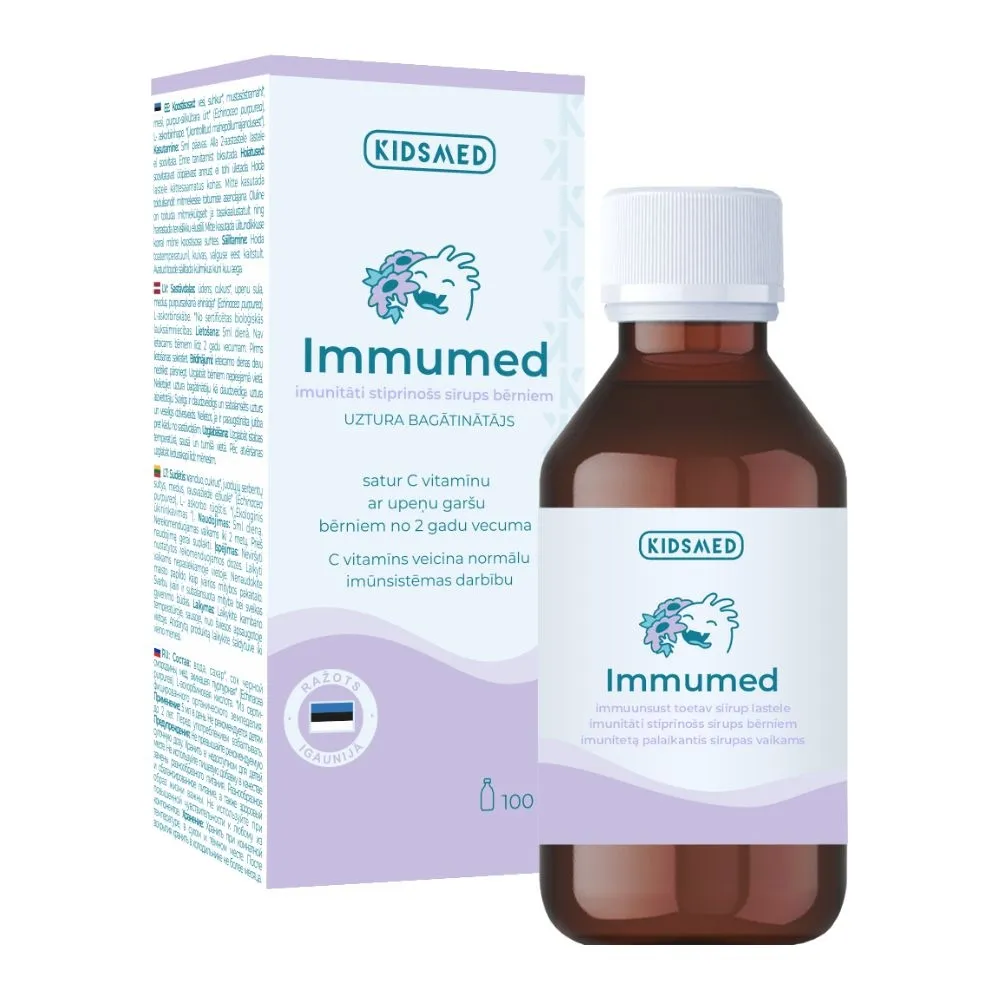 KIDSMED Immuned sīrups, 100 ml - Produkta attēls 
