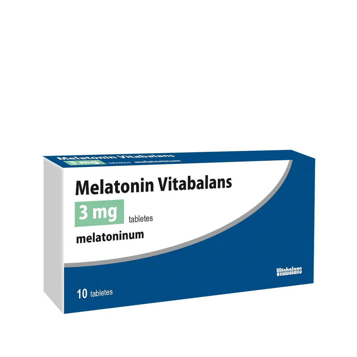 MELATONIN VITABALANS 3 mg tabletes, 10 gab. - Produkta attēls 