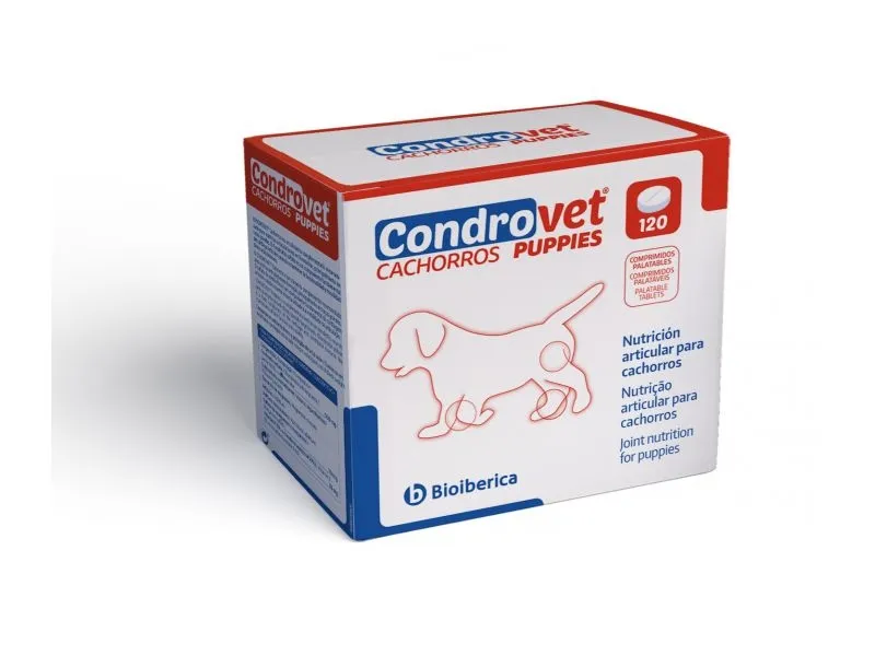 BIOIBERICA CONDROVET PUPPIES N120 TABL KUCĒNIEM - Produkta attēls 
