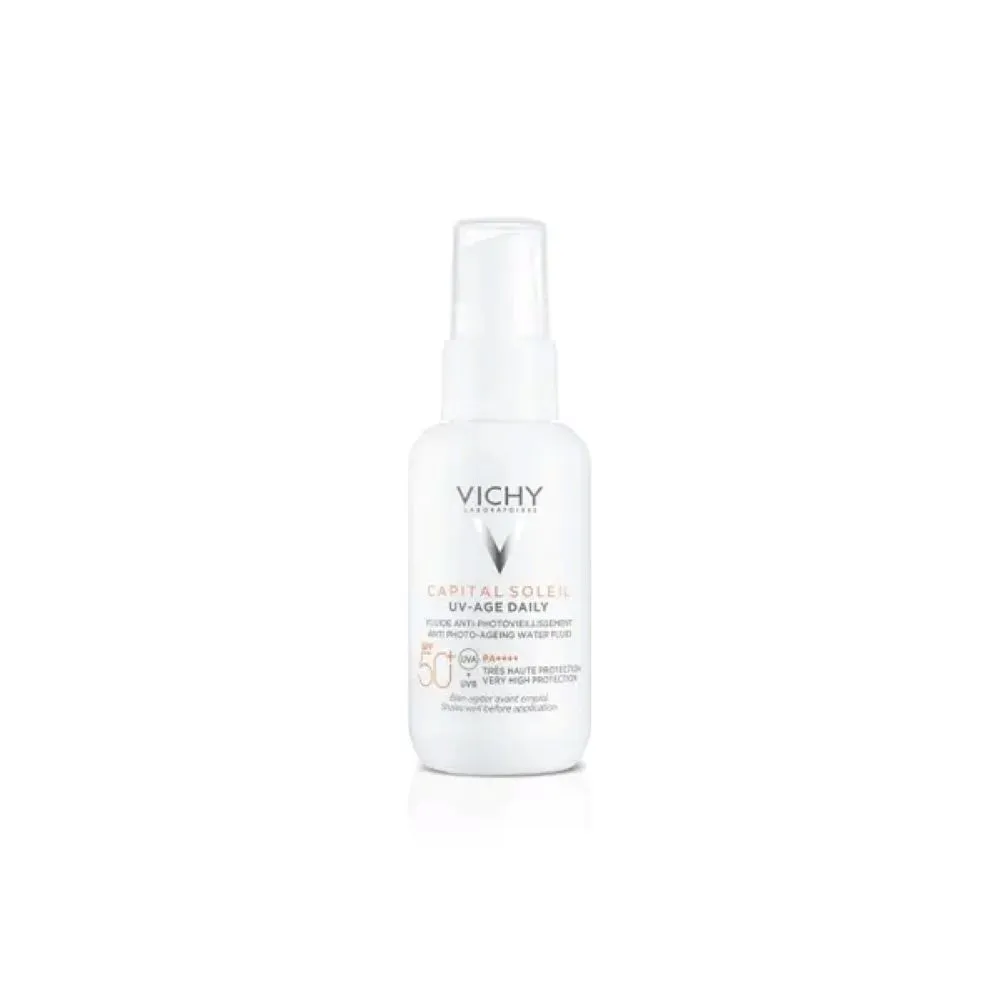 VICHY CAPITAL SOLEIL UV-AGE fluīds SPF 50+, 40 ml - Produkta attēls 