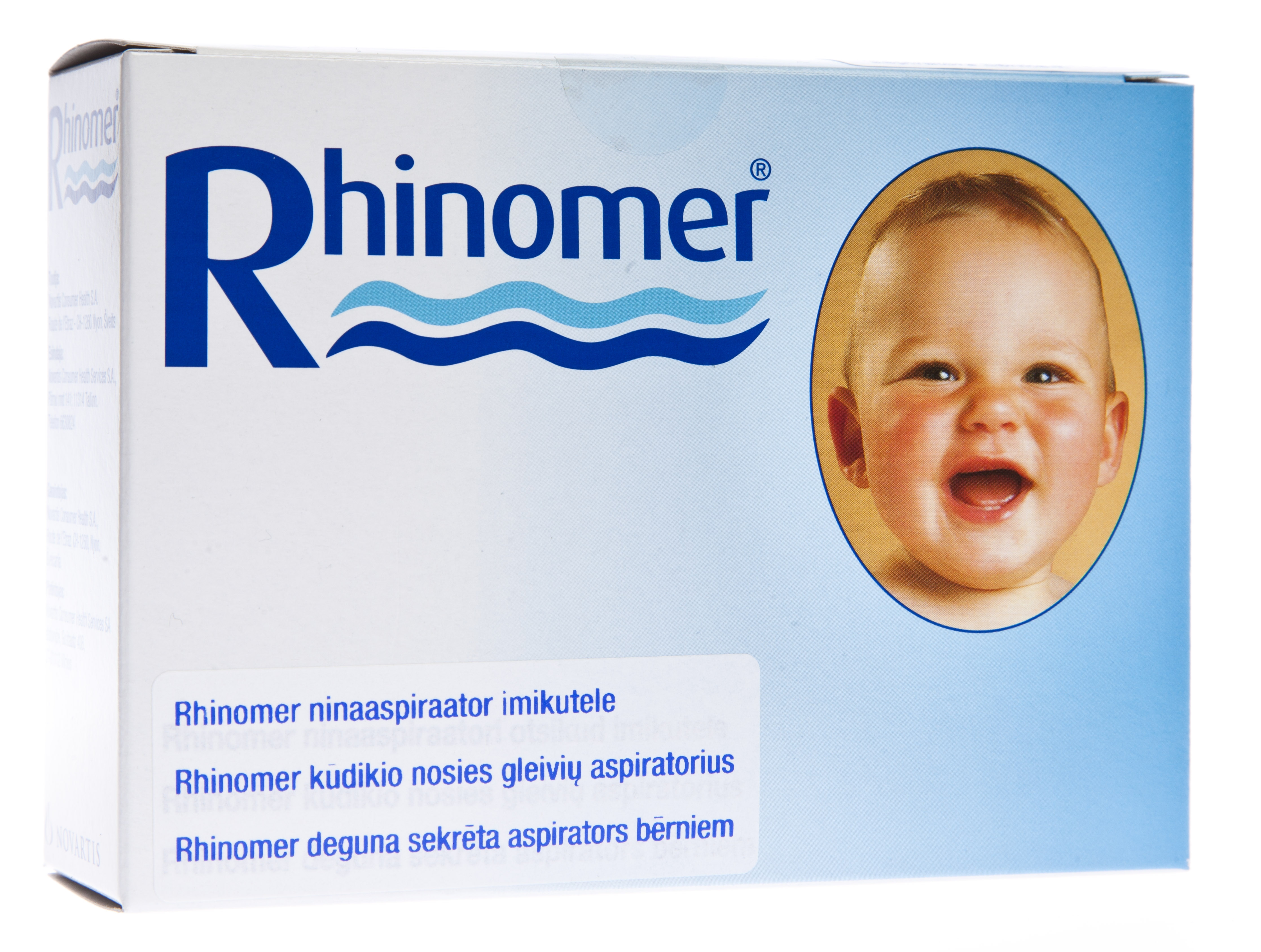 RHINOMER deguna sekrēciju aspirators bērniem - Produkta attēls 