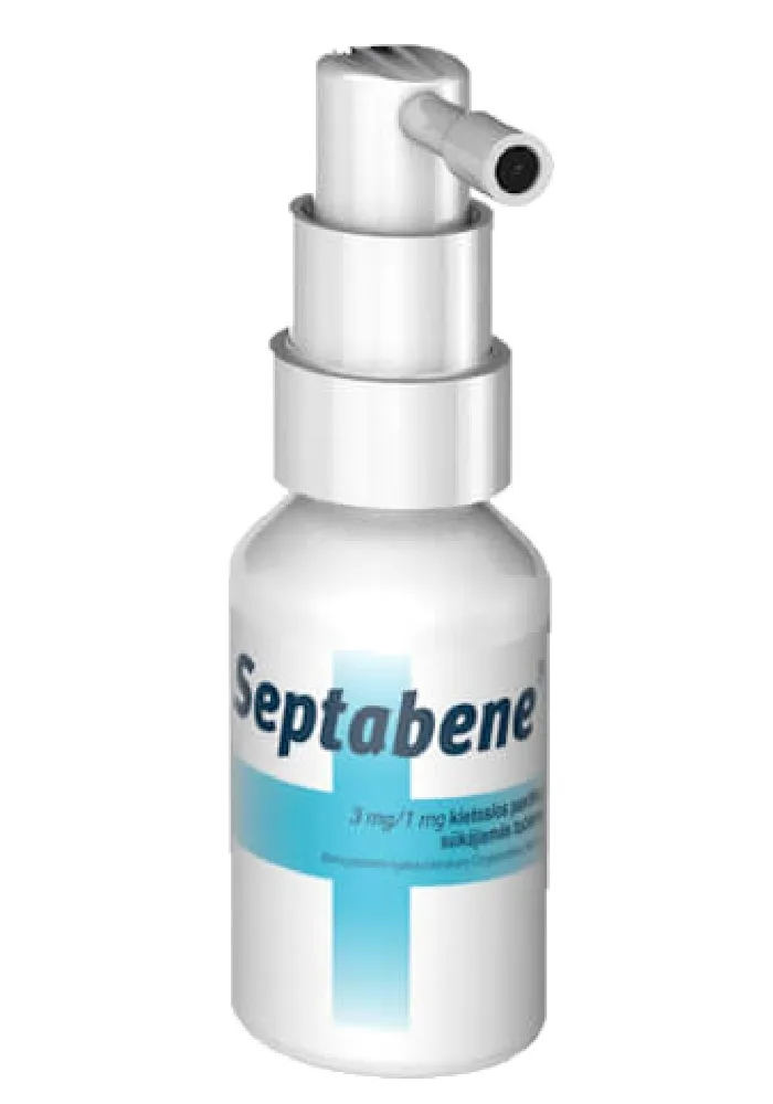 SEPTABENE 1.5 mg/ 5 mg/ ml aerosols, 30 ml - Produkta attēls 