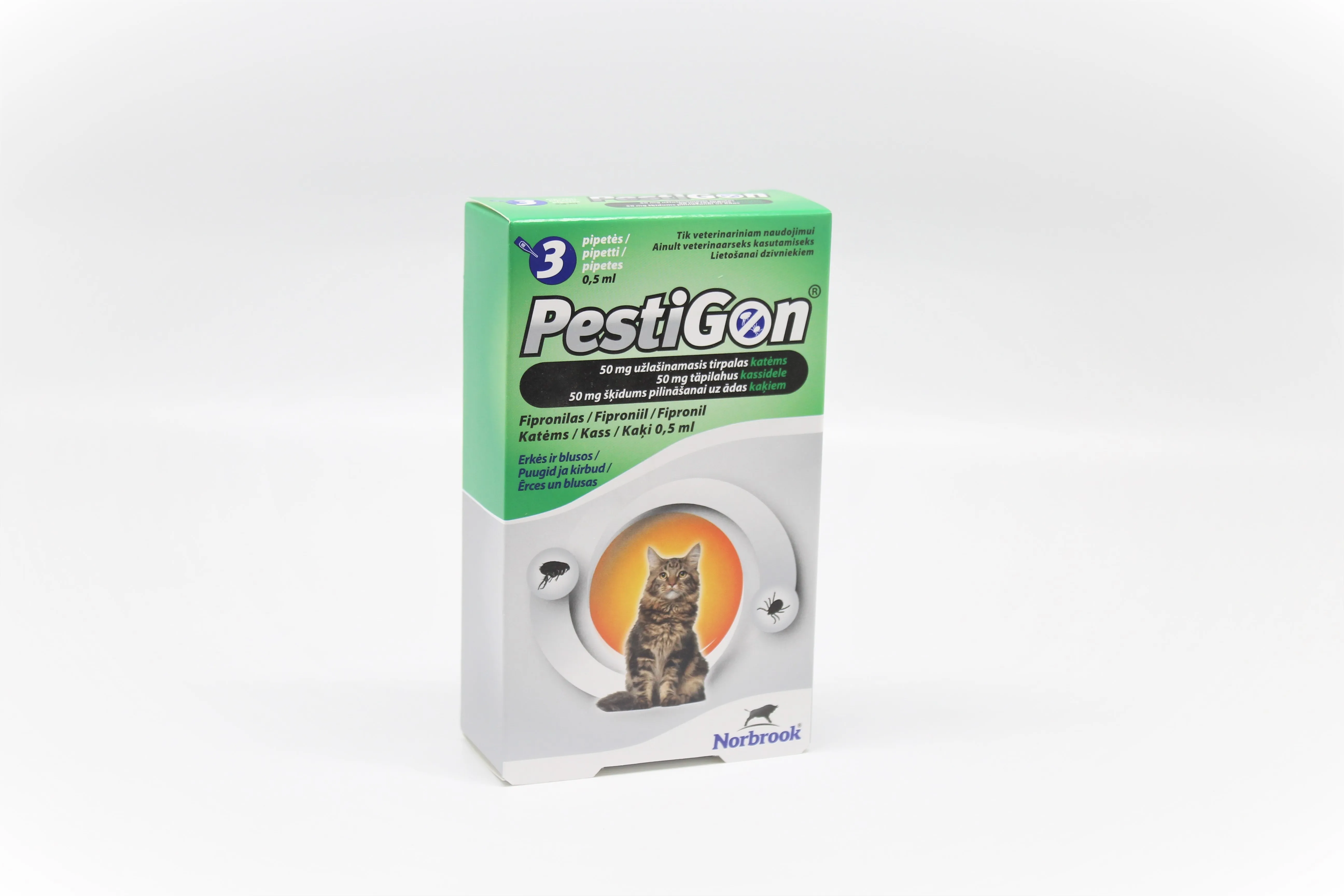 PESTIGON  50MG ŠĶĪD KAĶIEM N3 - Produkta attēls 