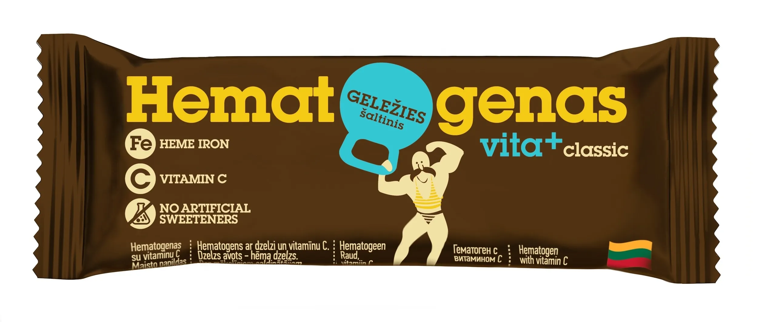 HEMATOGENAS Vita+ hematogens, 50 g - Produkta attēls 