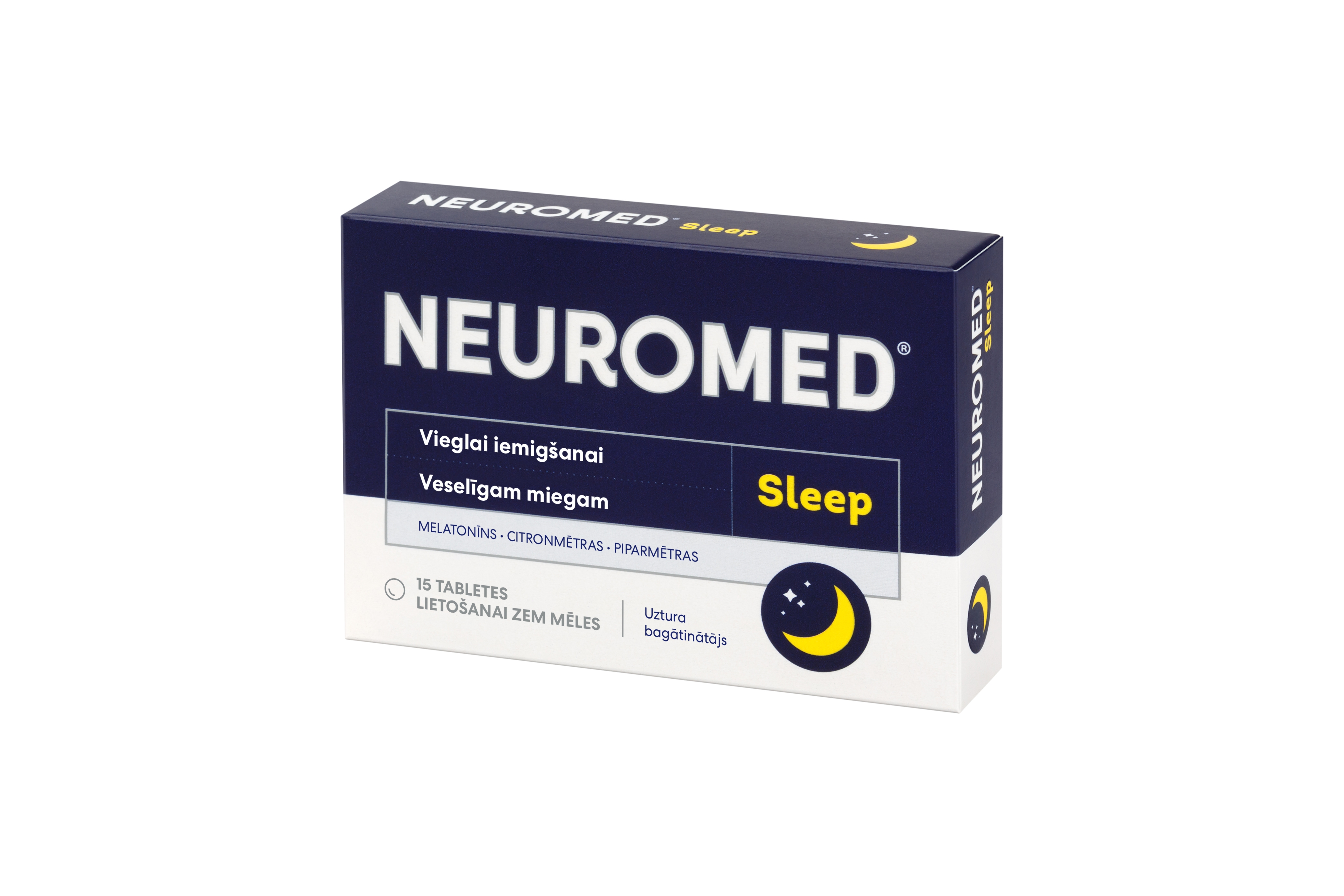 NEUROMED Sleep tabletes, 15 gab. - Produkta attēls 
