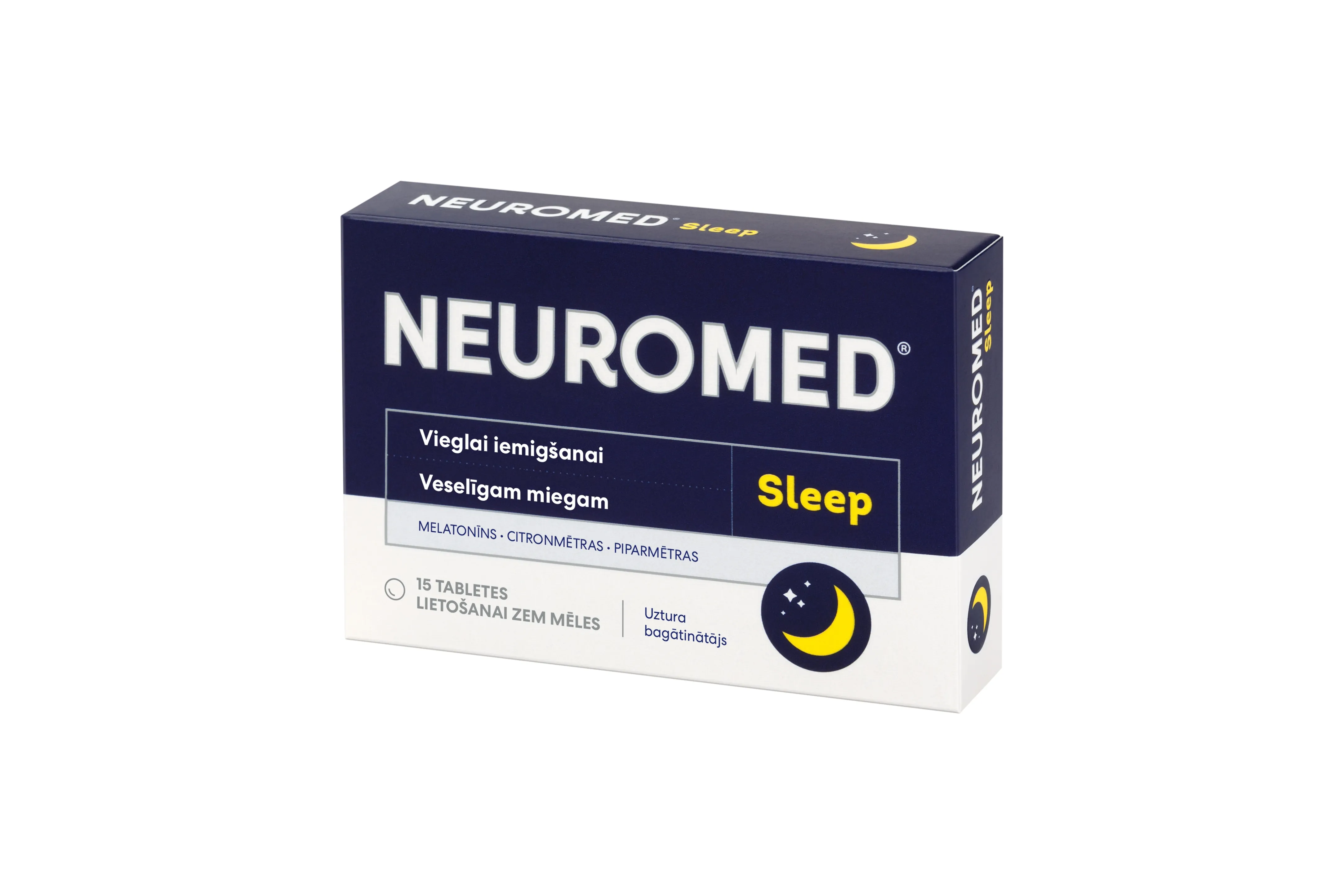 NEUROMED Sleep tabletes, 15 gab. - Produkta attēls 