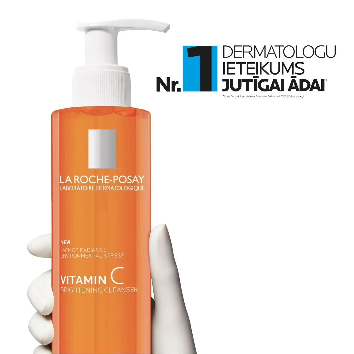 LA ROCHE-POSAY Vitamin C attīroša želeja, 200 ml - Produkta attēls 4