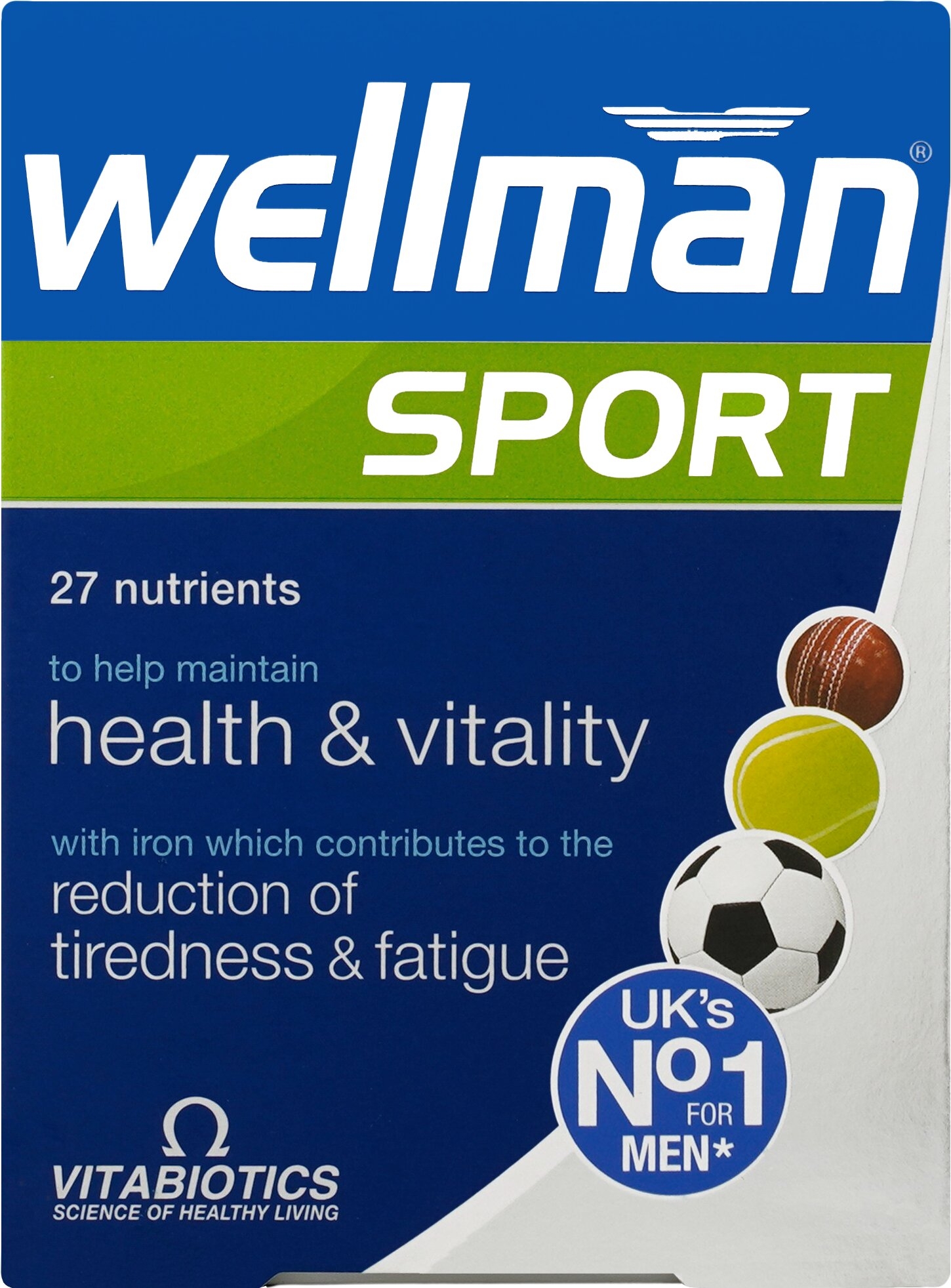 WELLMAN® Sport, tabletes N30 - Produkta attēls 