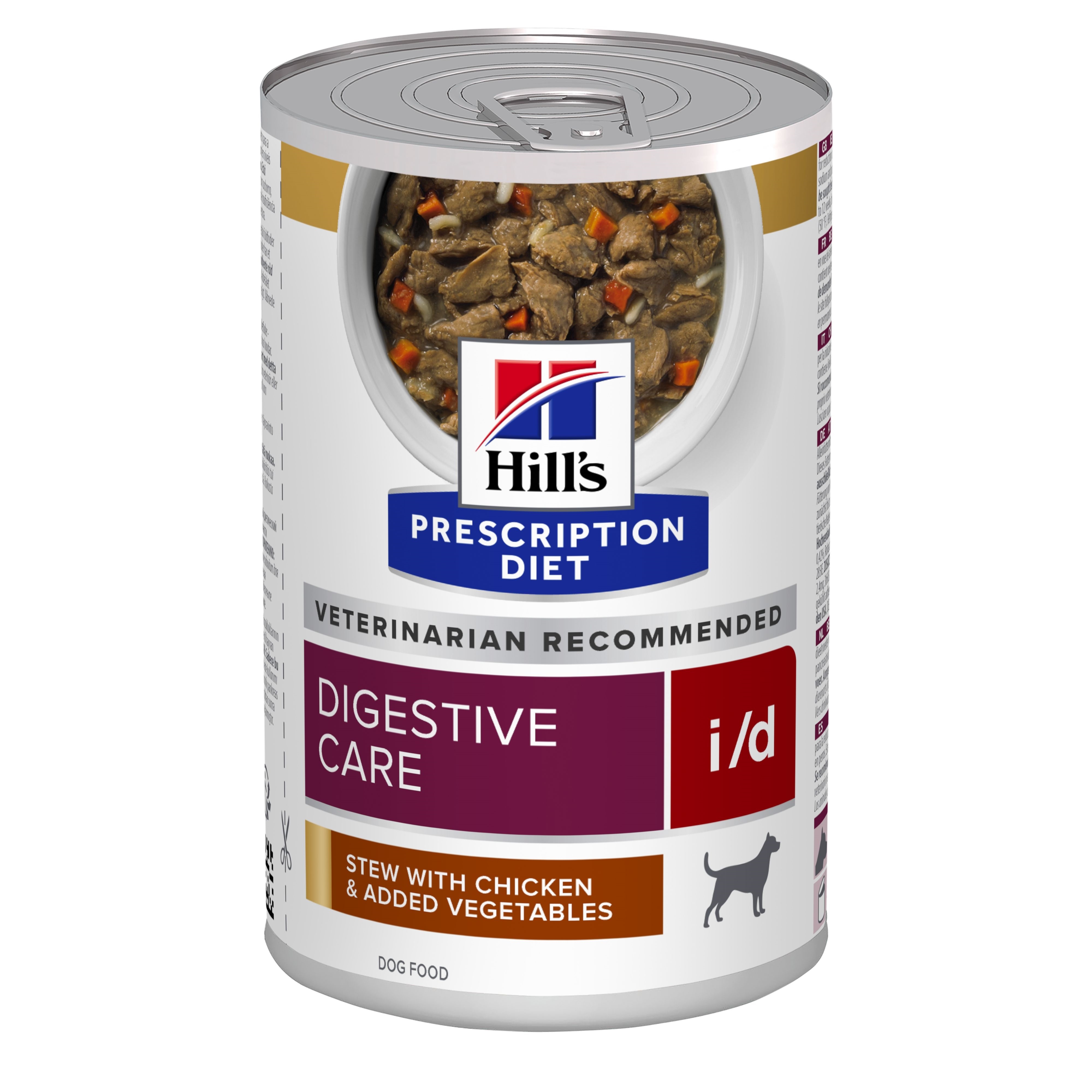Hills PD suņu konservēta barība I/D vista/dārzeņi 354g - Produkta attēls 