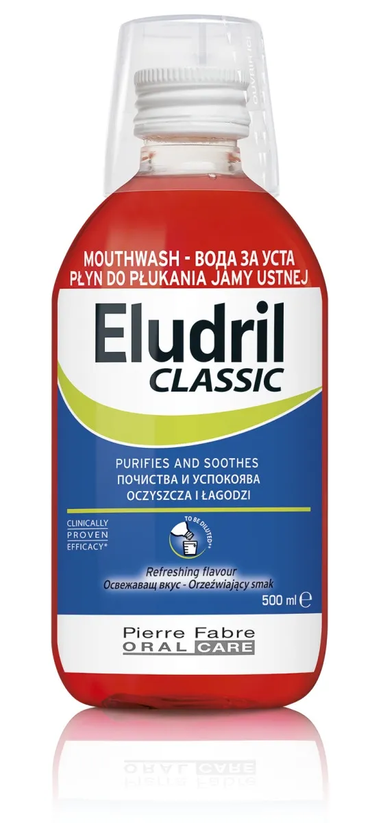 ELUDRIL CLASSIC MUTES SKALOJAMAIS LĪDZEKLIS 500ML - Produkta attēls 
