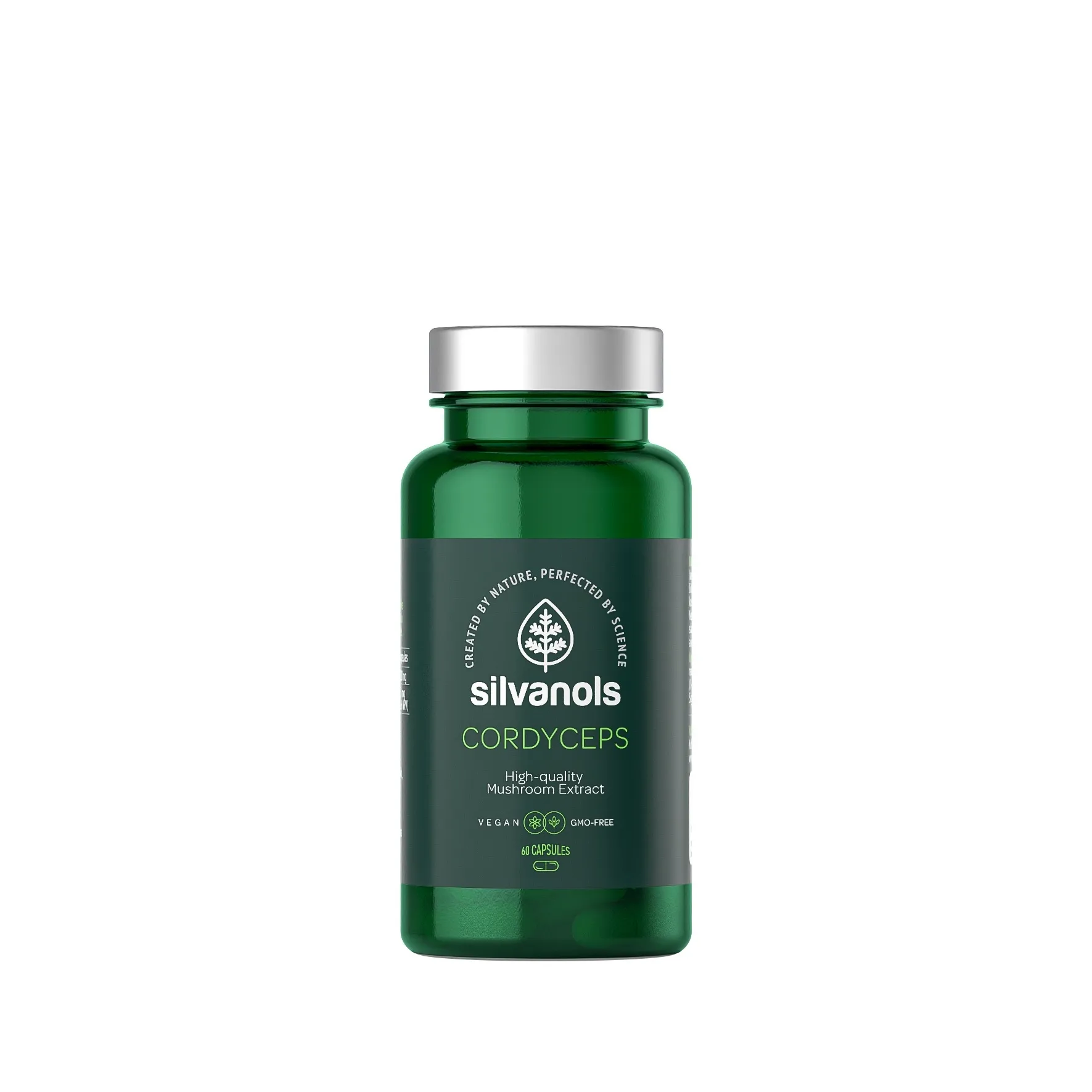 SILVANOLS Cordyceps kapsula, 60 gab. - Produkta attēls 