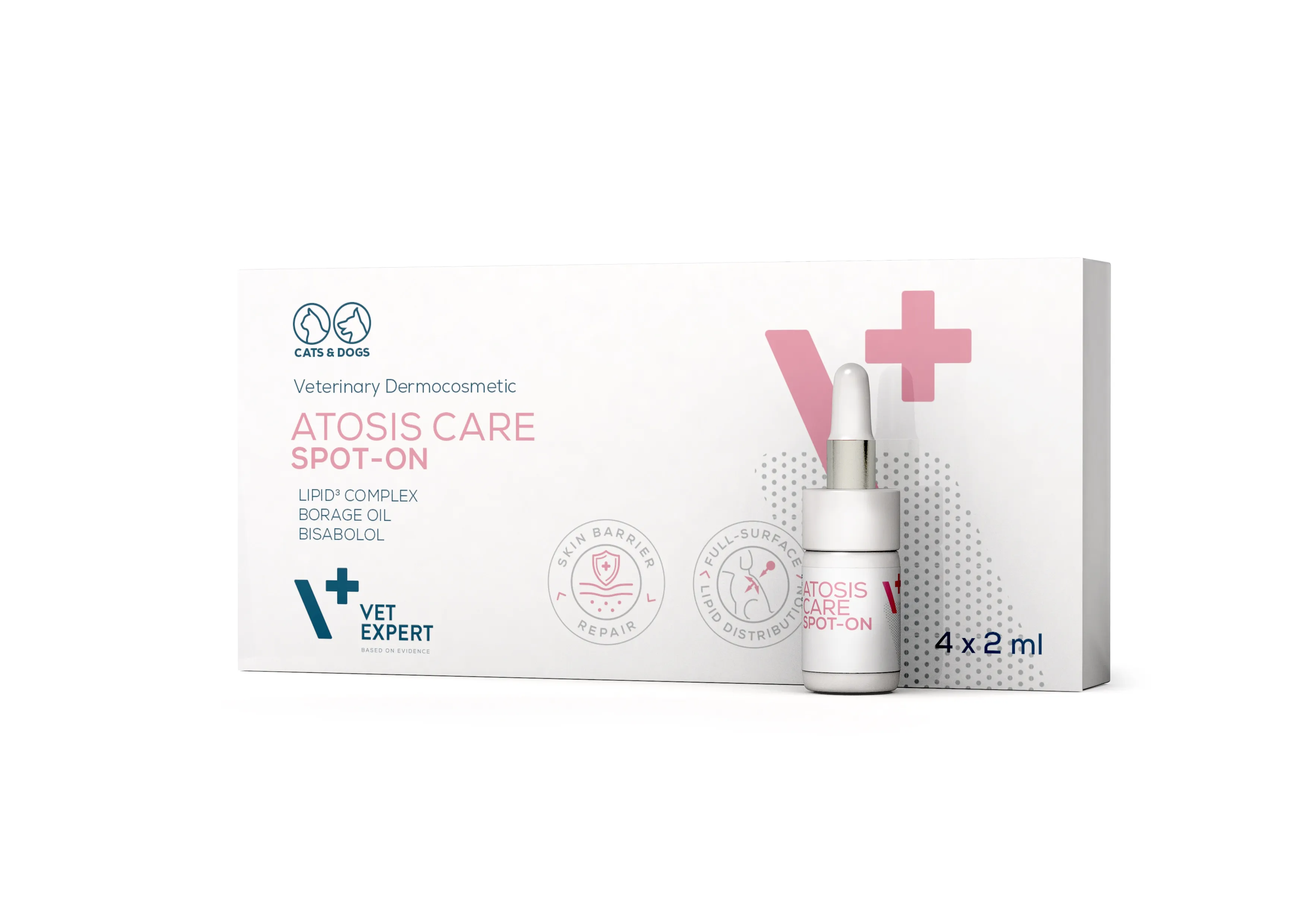 VE ATOSIS CARE SPOT-ON 4X2ML - Produkta attēls 