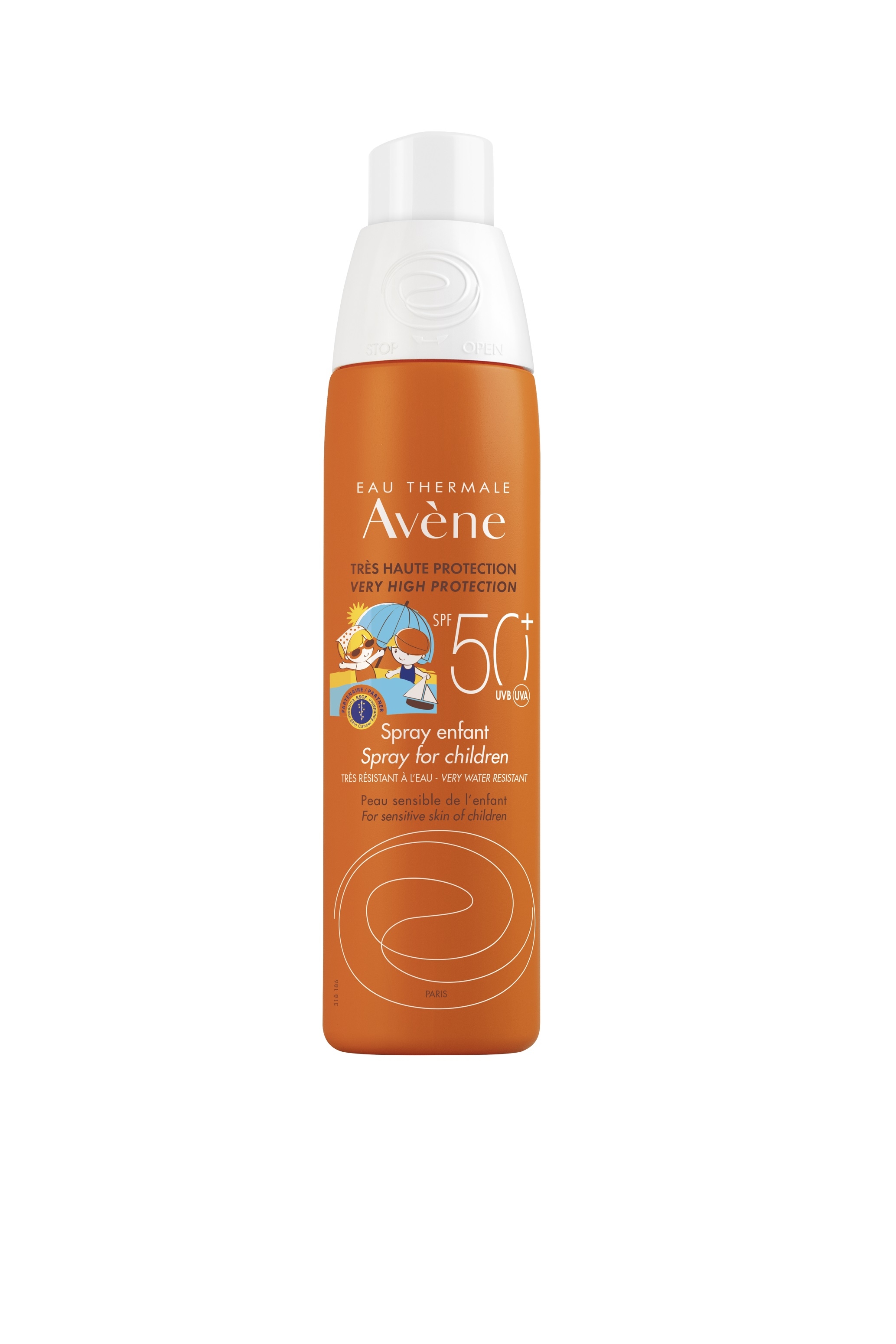 AVENE SUN SPF50+izsmidzināms aizsarglīdzeklis bērniem, 200 ml - Produkta attēls 