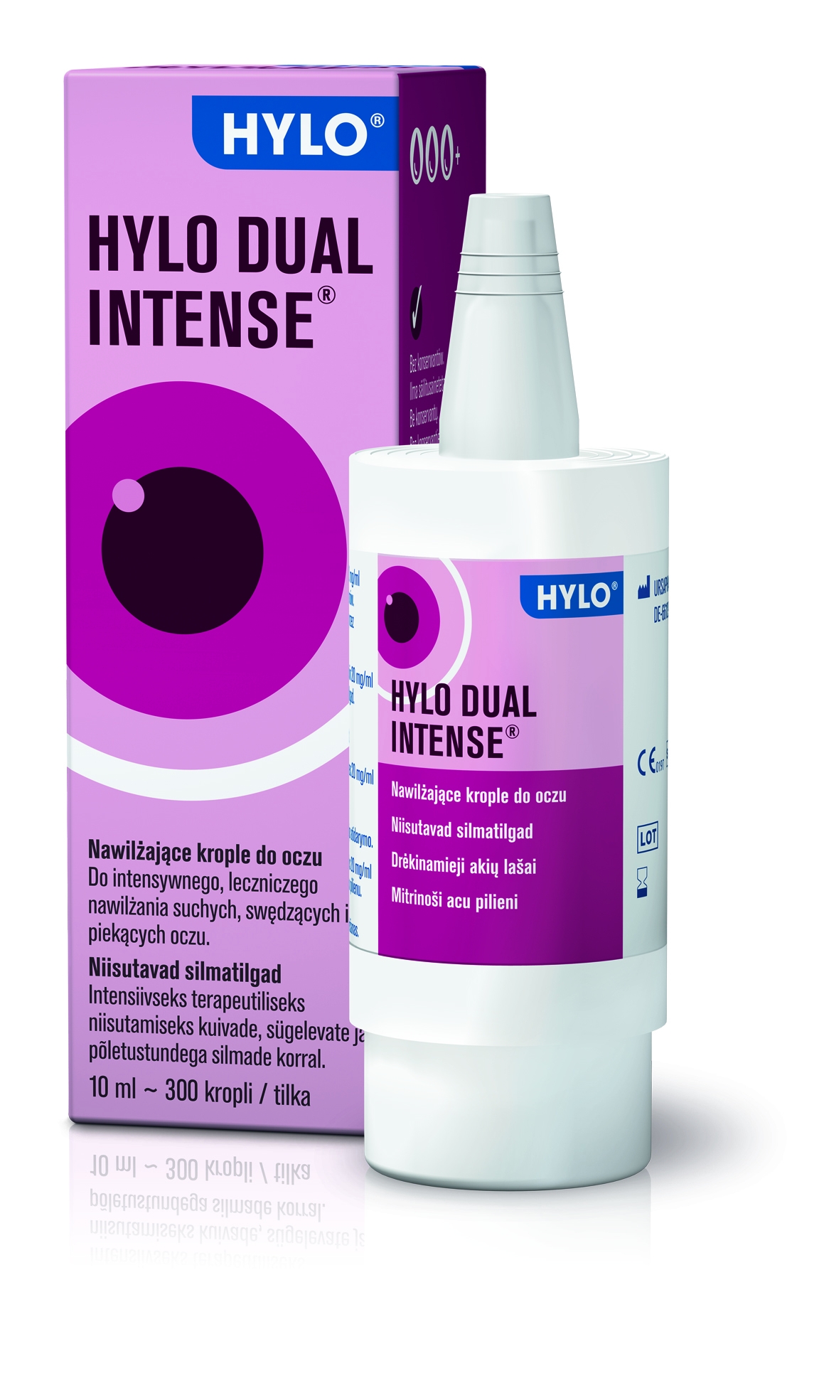 HYLO-DUAL Intense acu pilieni, 10 ml - Produkta attēls 