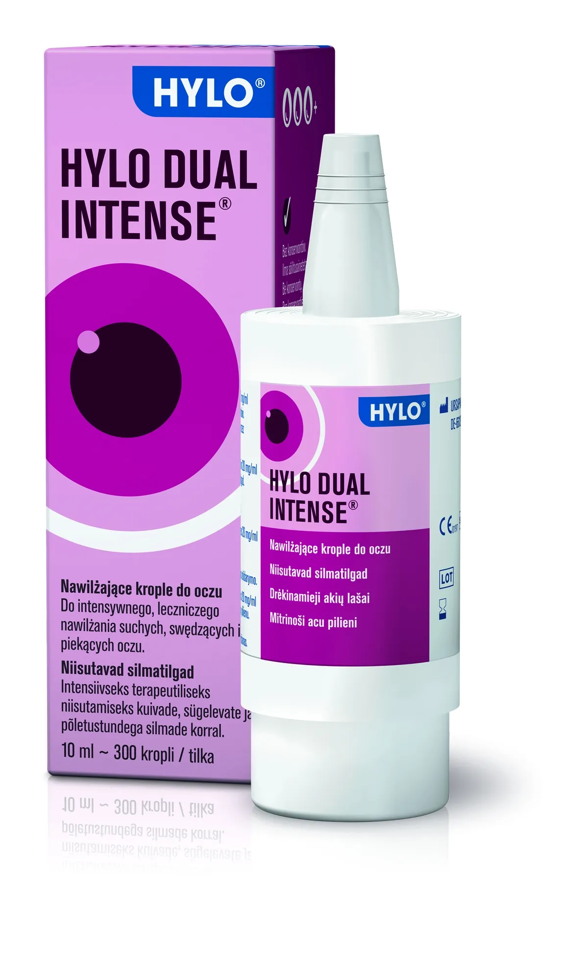HYLO-DUAL Intense acu pilieni, 10 ml - Produkta attēls 