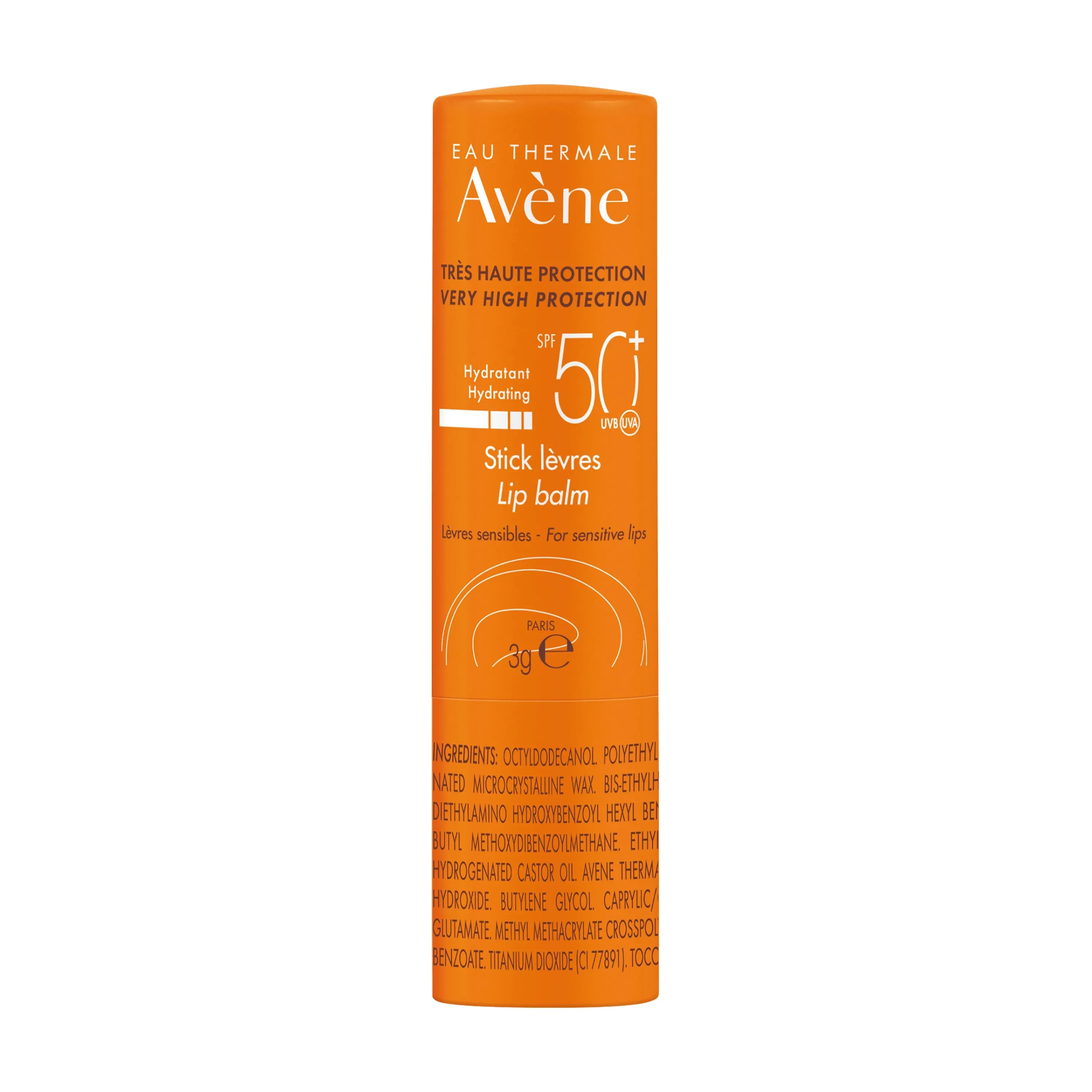 AVENE Sun lip balm SPF 50+, 3 g - Produkta attēls 