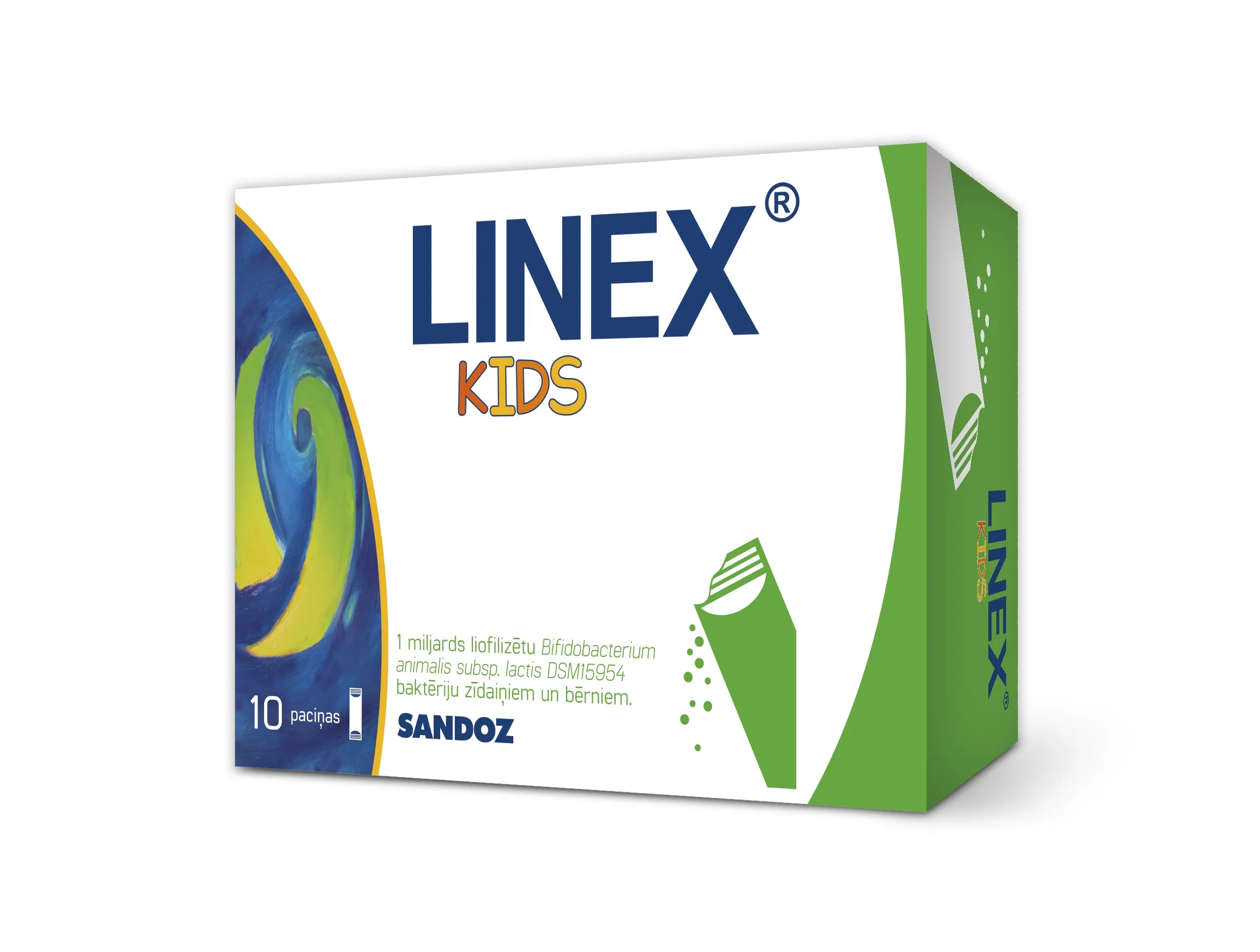 LINEX® KIDS pulveris iekšķīgi lietojamas suspensijas pagatavošanai, 10 - Produkta attēls 