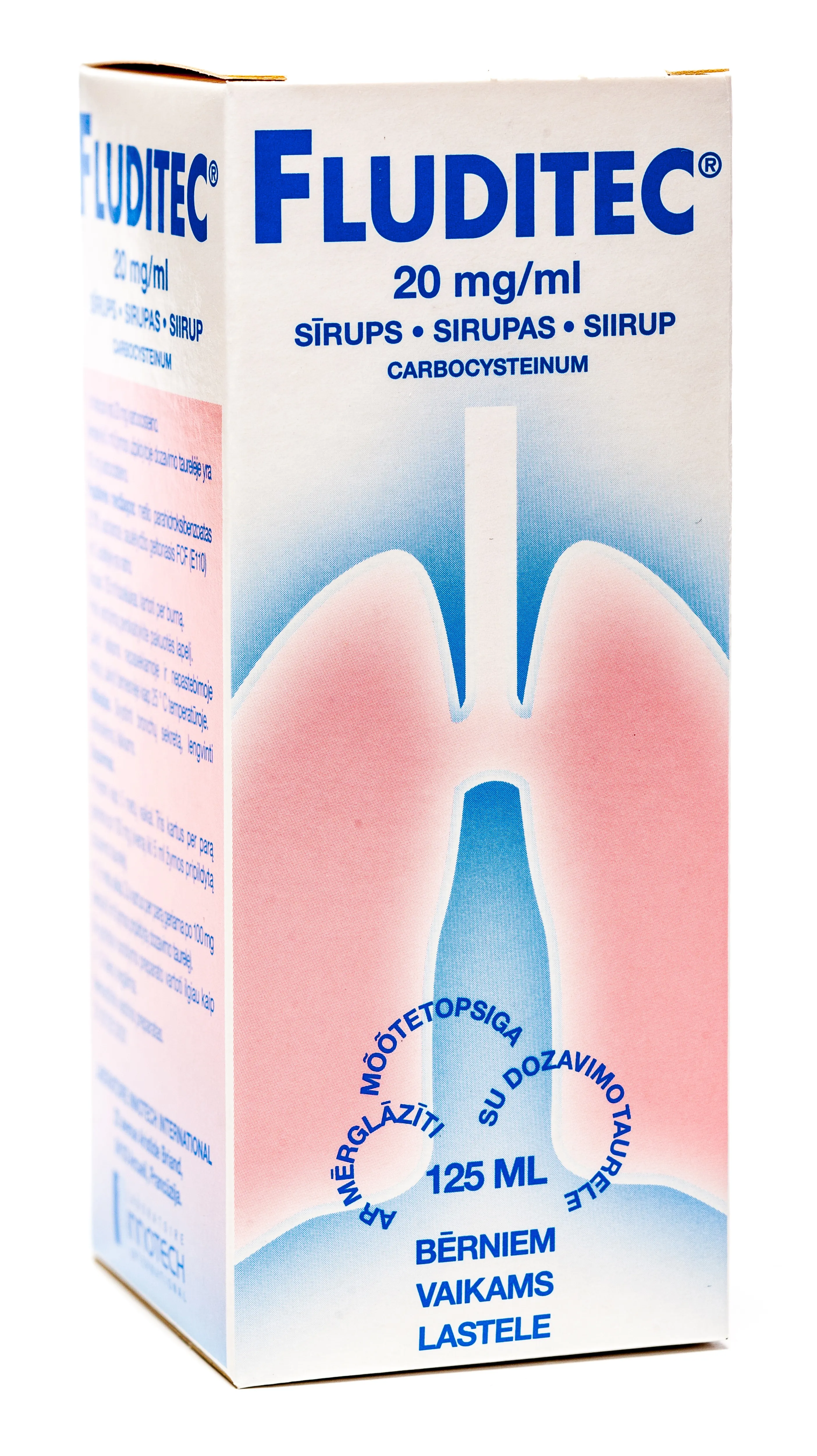 FLUDITEC 2% sīrups, 125 ml - Produkta attēls 