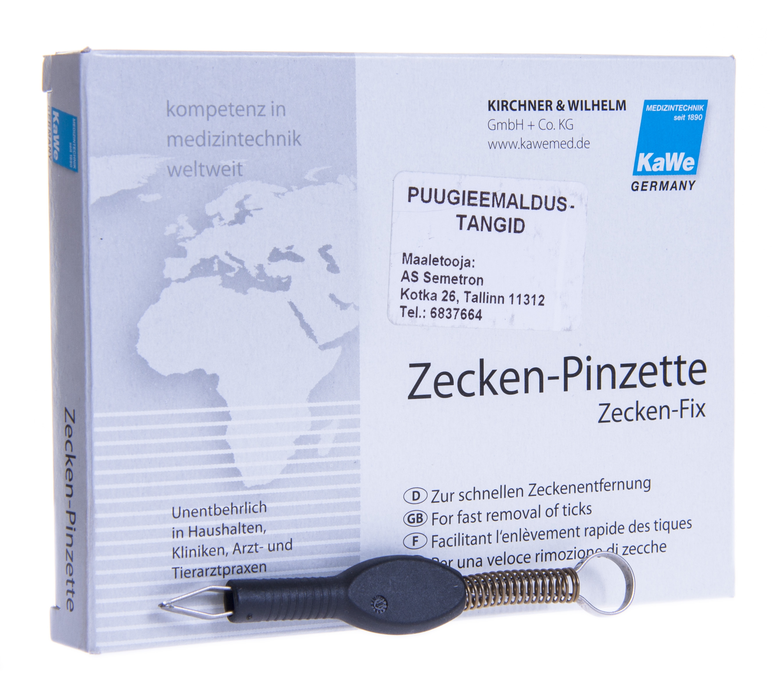 PINCETE ĒRČU IZŅEMŠANAI (STERILIZĒJAMA) N1 - Produkta attēls 