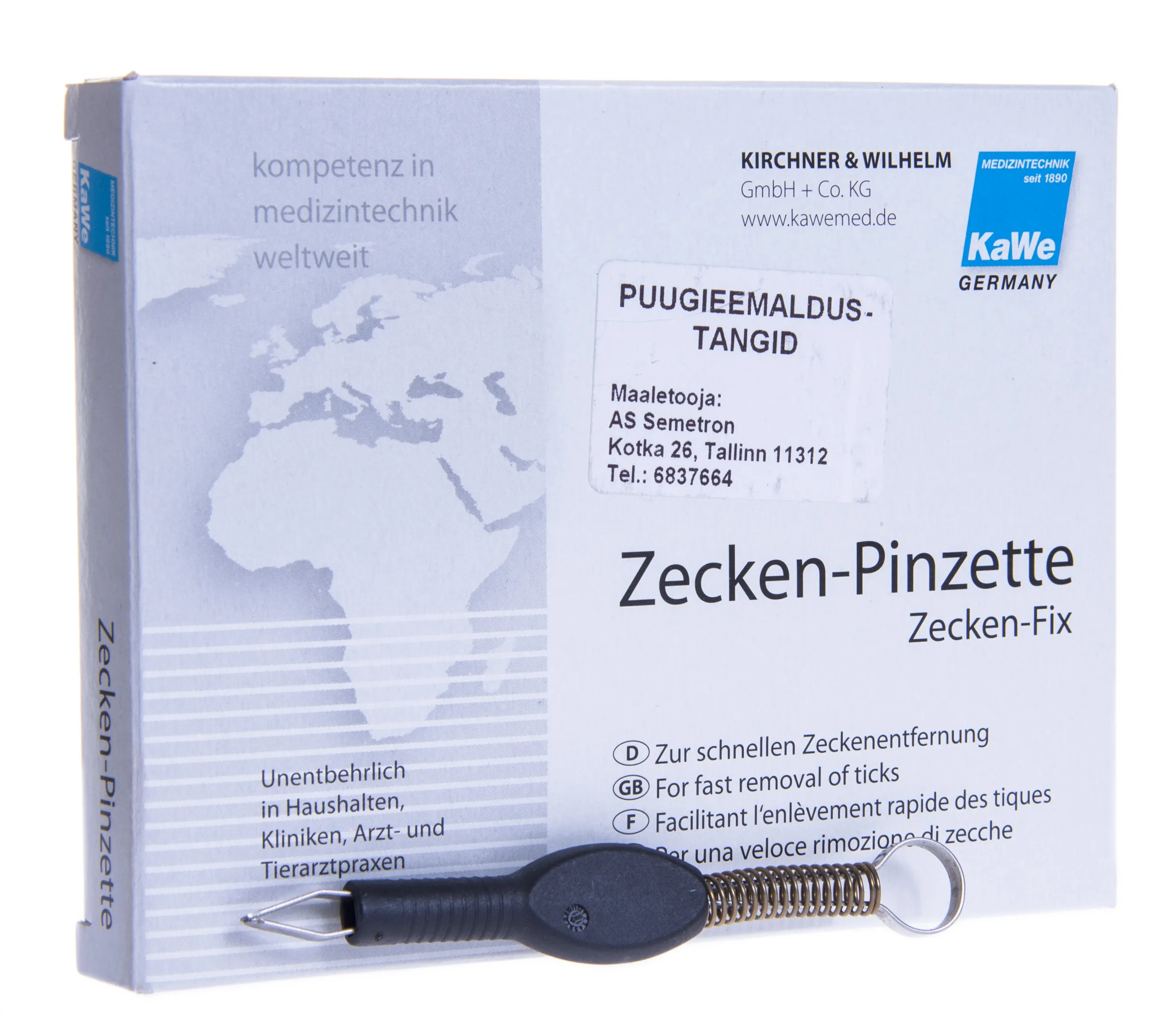 PINCETE ĒRČU IZŅEMŠANAI (STERILIZĒJAMA) N1 - Produkta attēls 