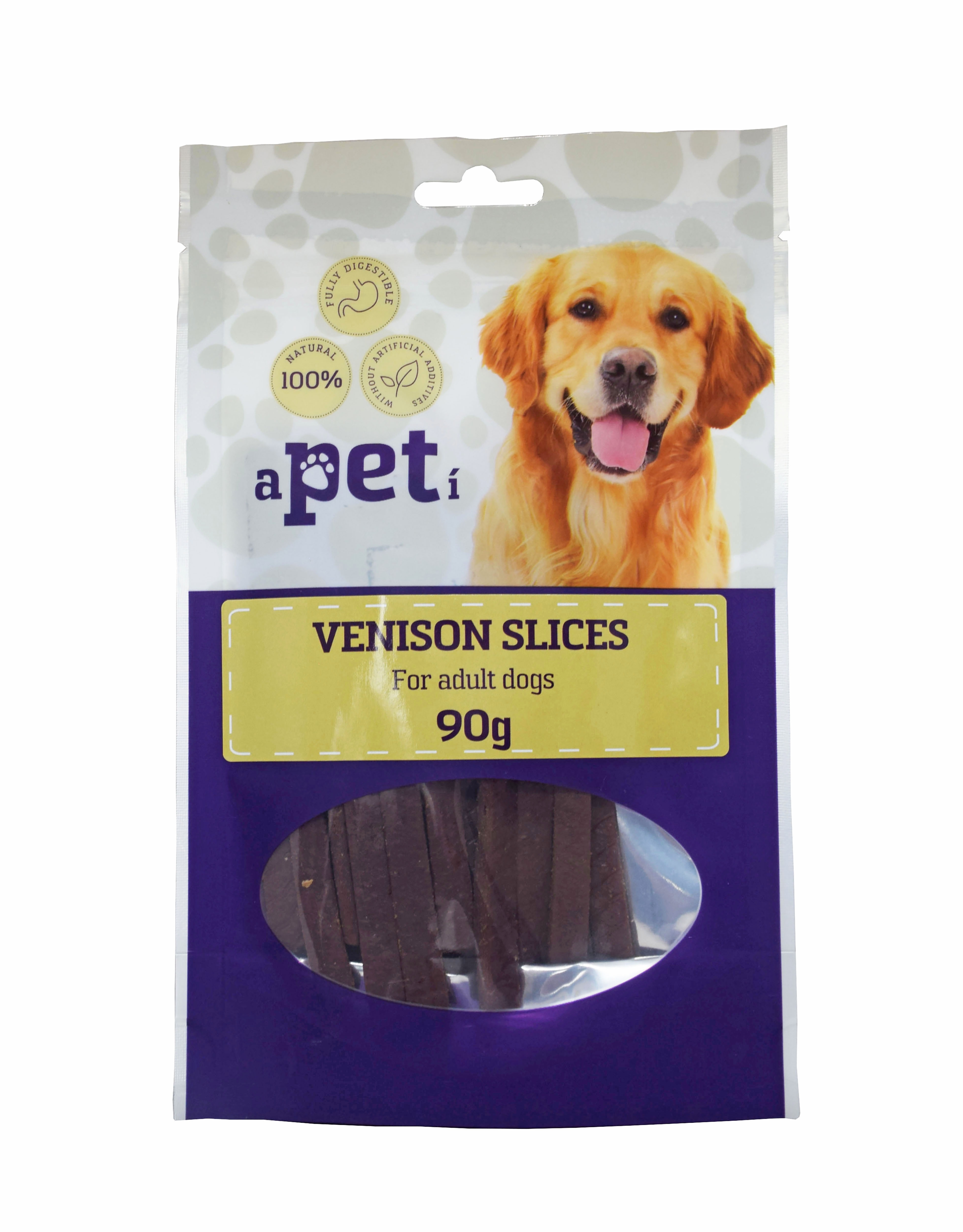 APETI PĪLES/BRIEŽA STRĒMELES SUŅIEM 90G - Produkta attēls 