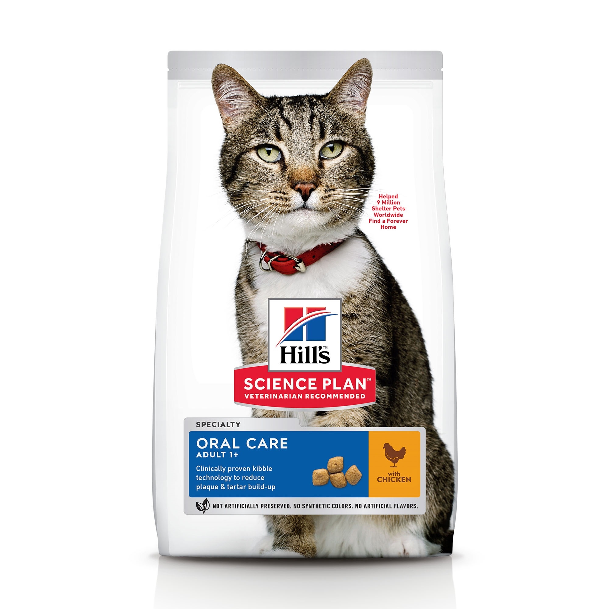 Hills kaķu sausā barība Oral Care vista 1,5kg - Produkta attēls 