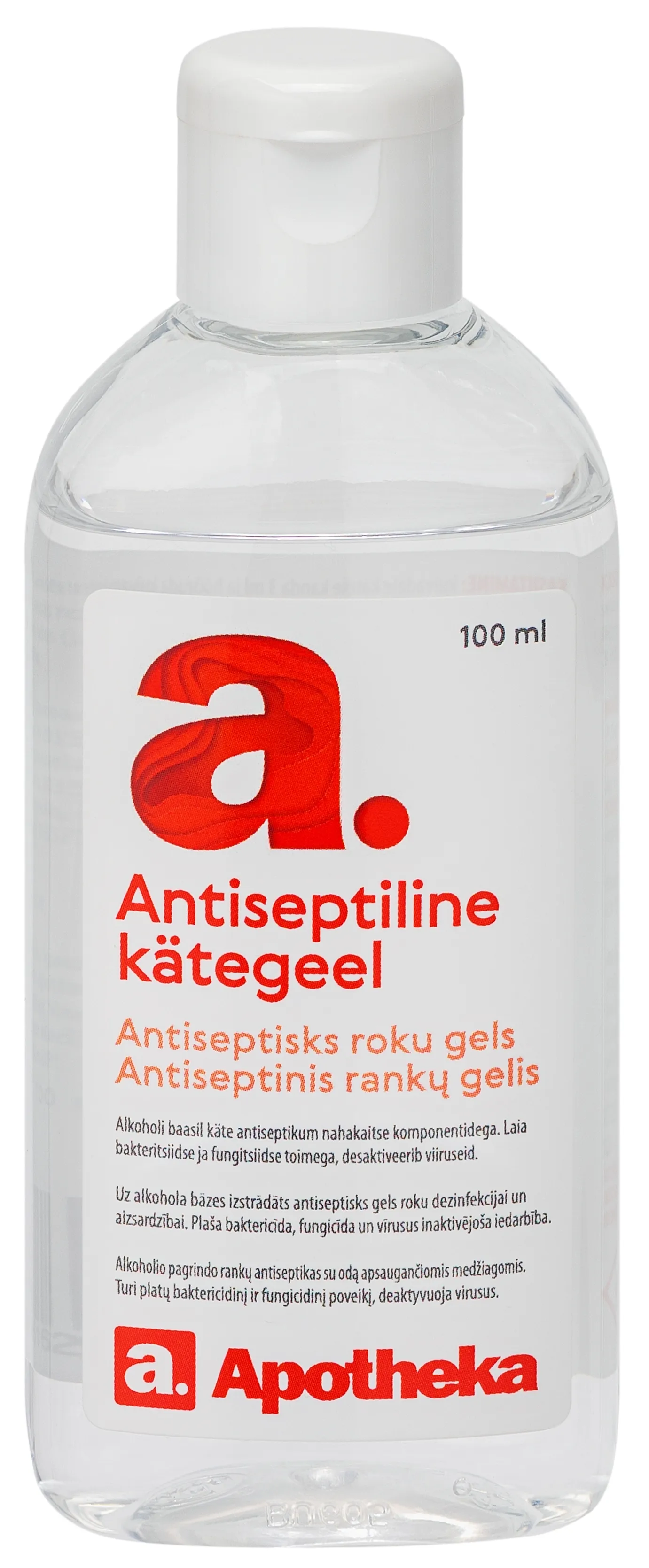 APOTHEKA antiseptisks roku gels, 100 ml - Produkta attēls 
