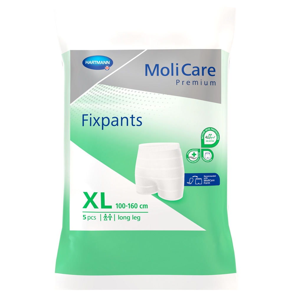 MOLICARE Fixpants Long biksītes (XL izmērs), 5 gab - Produkta attēls 