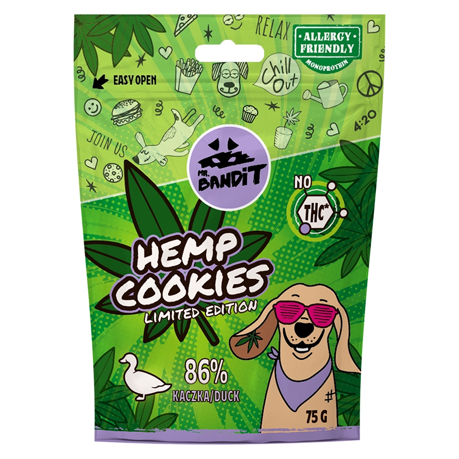 MR.BANDIT HEMP KAŅEPJU CEPUMI AR PĪLI 75G - Produkta attēls 