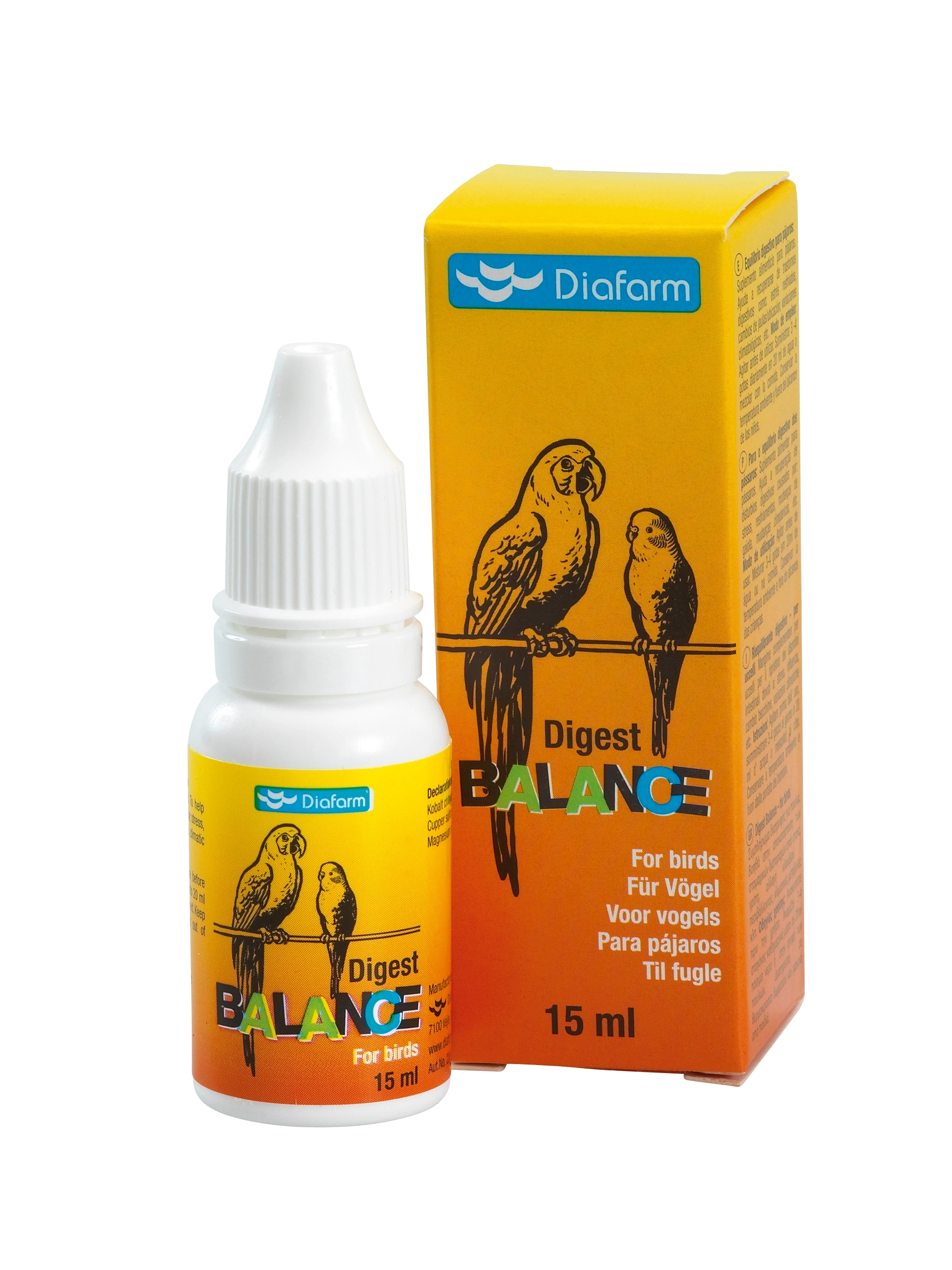 Diafarm Digest Balance pilieni putniem 15ml - Produkta attēls 
