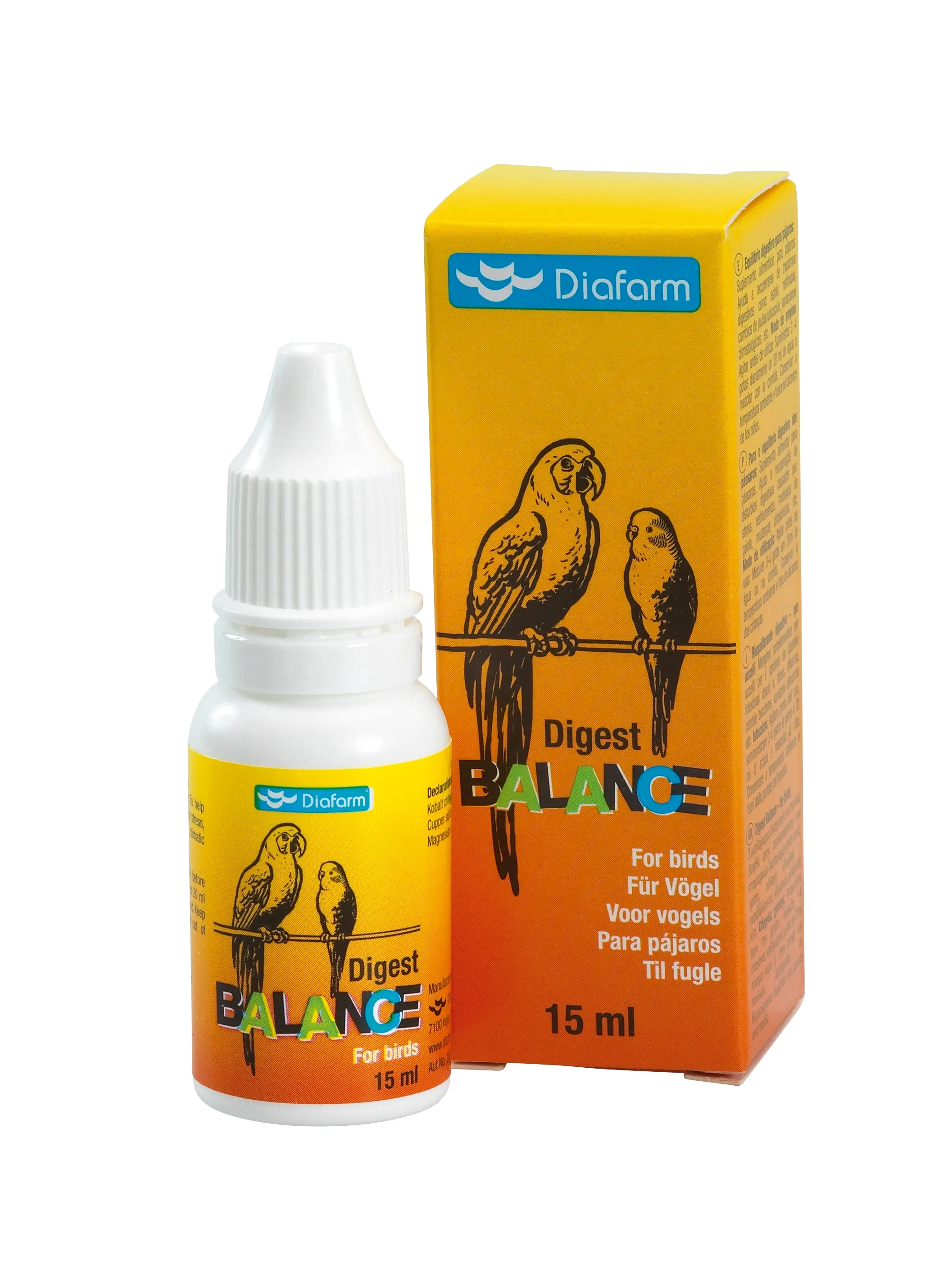 Diafarm Digest Balance pilieni putniem 15ml - Produkta attēls 