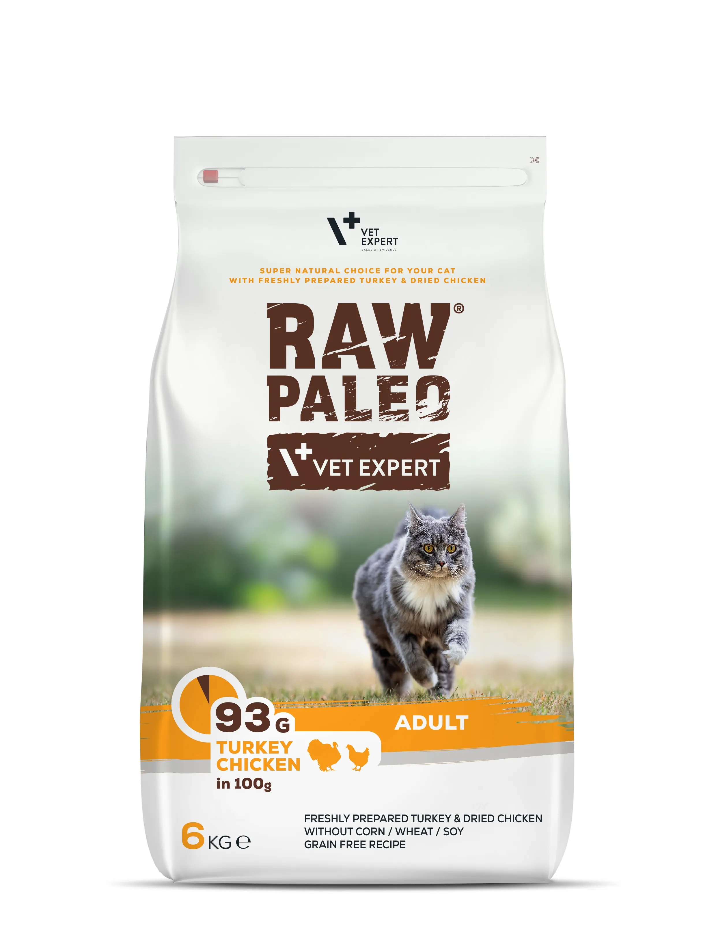 RAW PALEO KAĶU SAUSĀ B TĪTARS/VISTA 6KG - Produkta attēls 