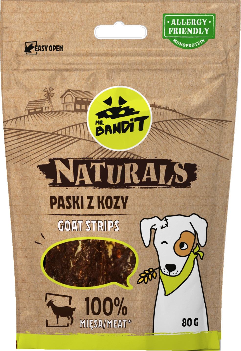 MR.BANDIT NATURALS KAZAS GAĻAS SLOKSNĪTES 80G - Produkta attēls 