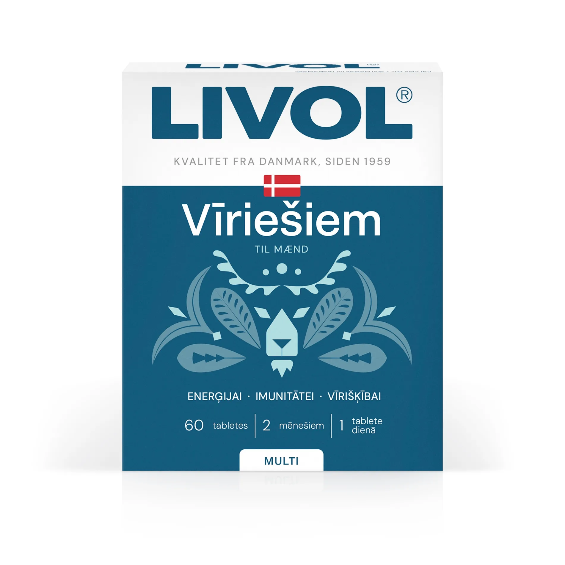 LIVOL Multi Vīriešiem tabletes, 60 gab. - Produkta attēls 