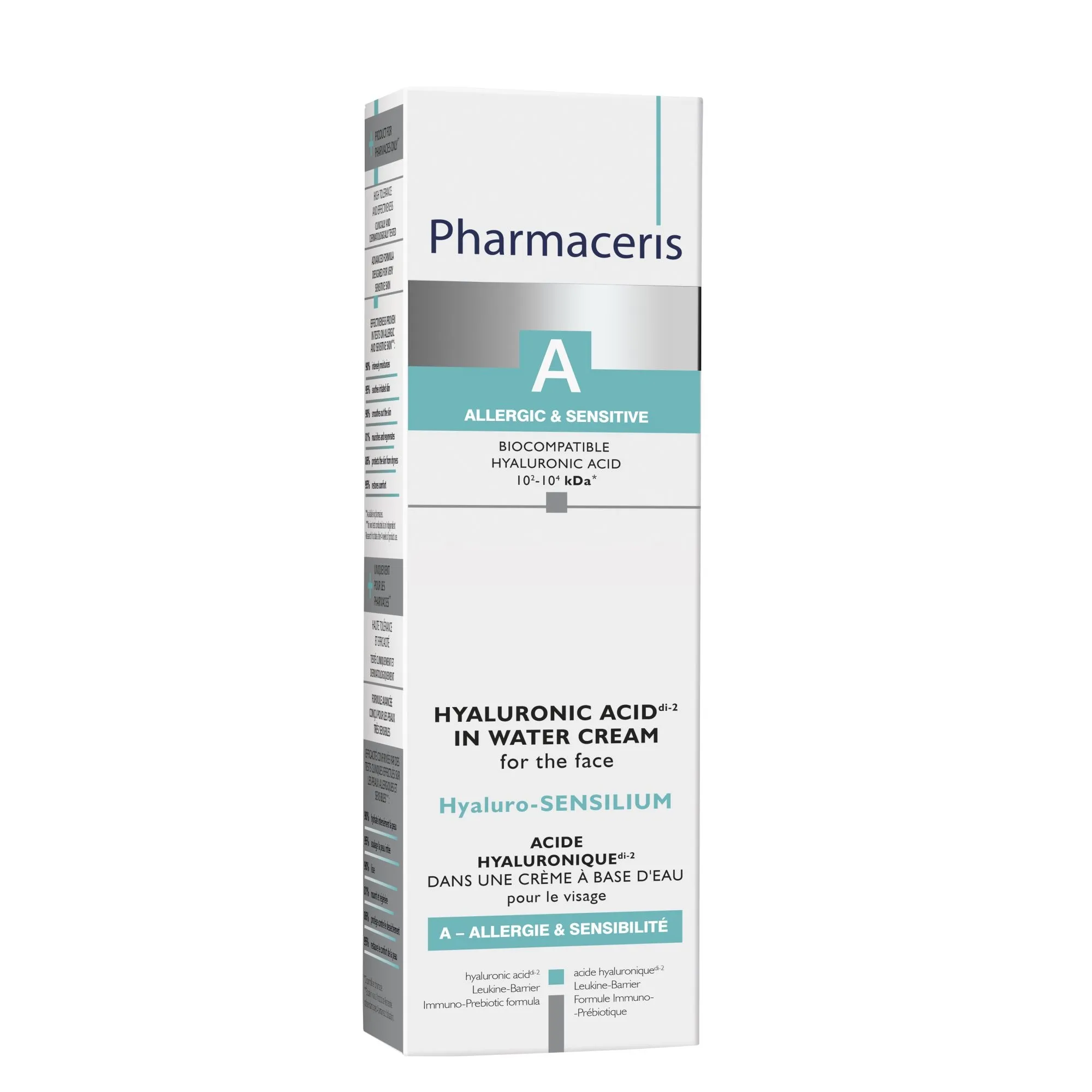 PHARMACERIS A.Hyaluro-Sensilium mitrinošs krēms sejai, 40 ml - Produkta attēls 